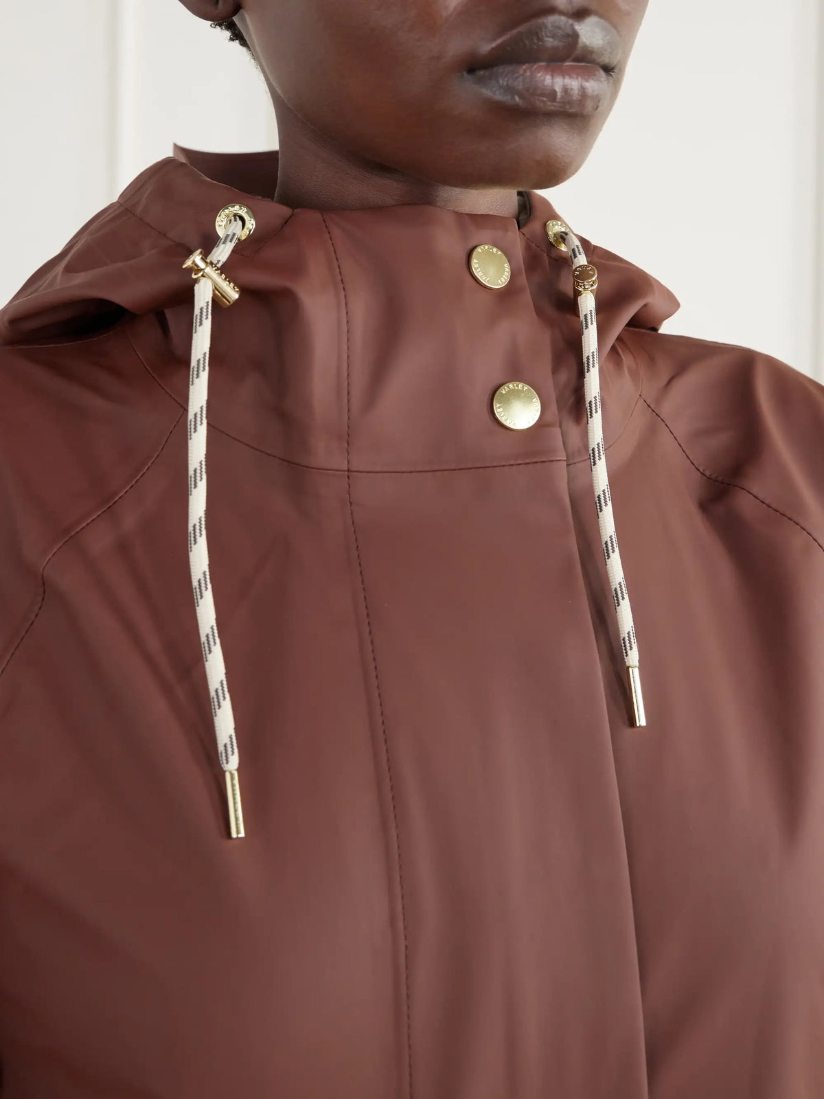 Varley Tovera Hooded Laminated-shell Jacket