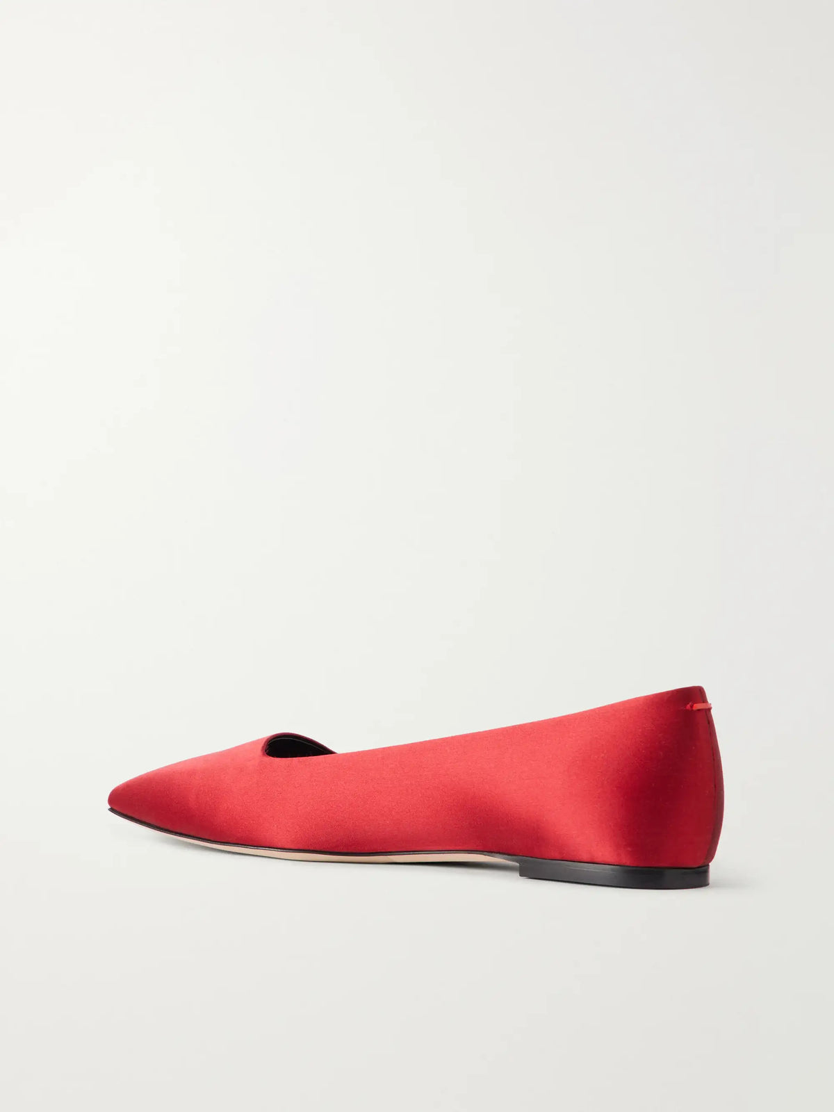 Aeyde Satin Ballet Flats