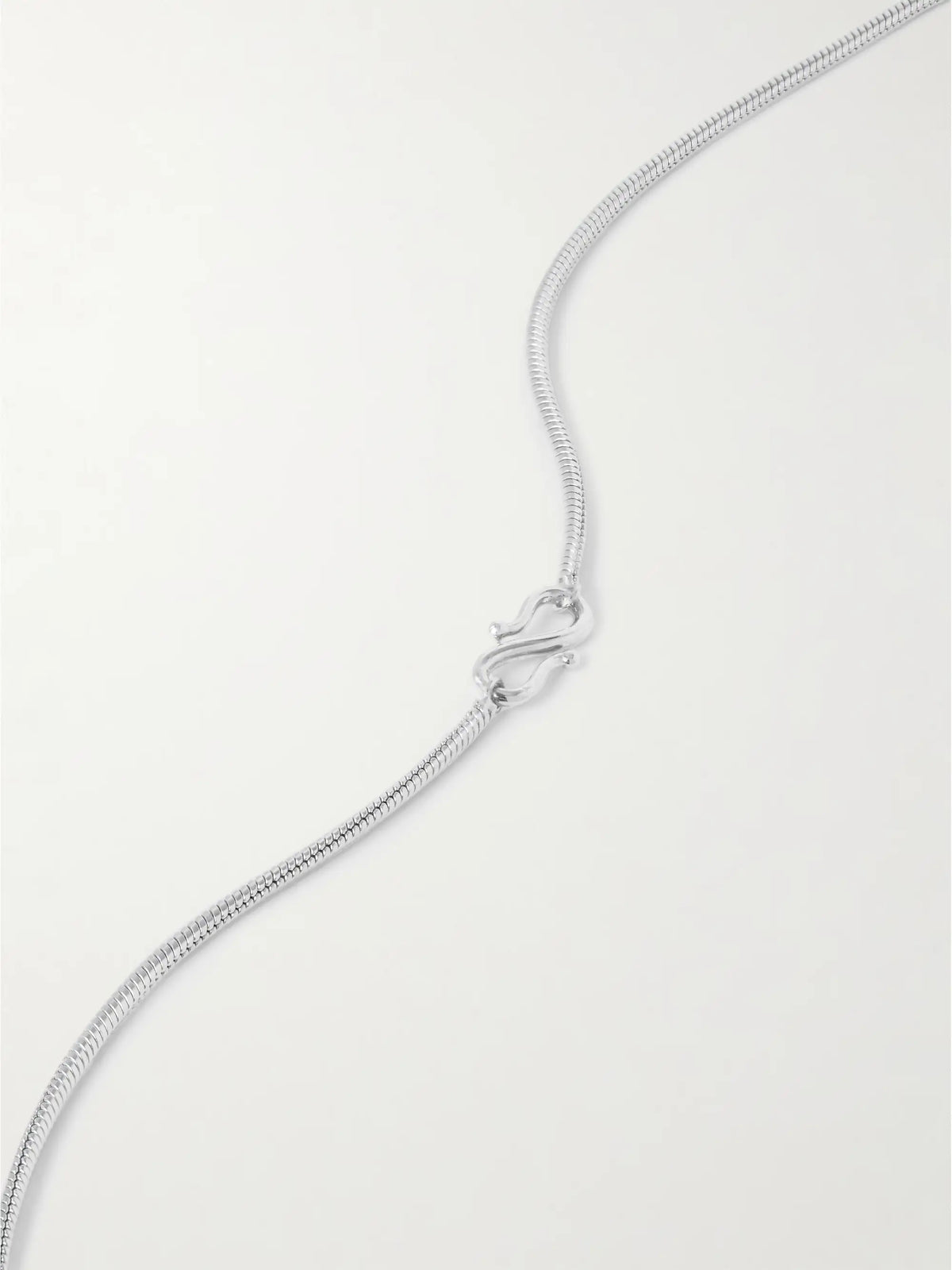 The Betty Convertible Silver And Leather Necklace
