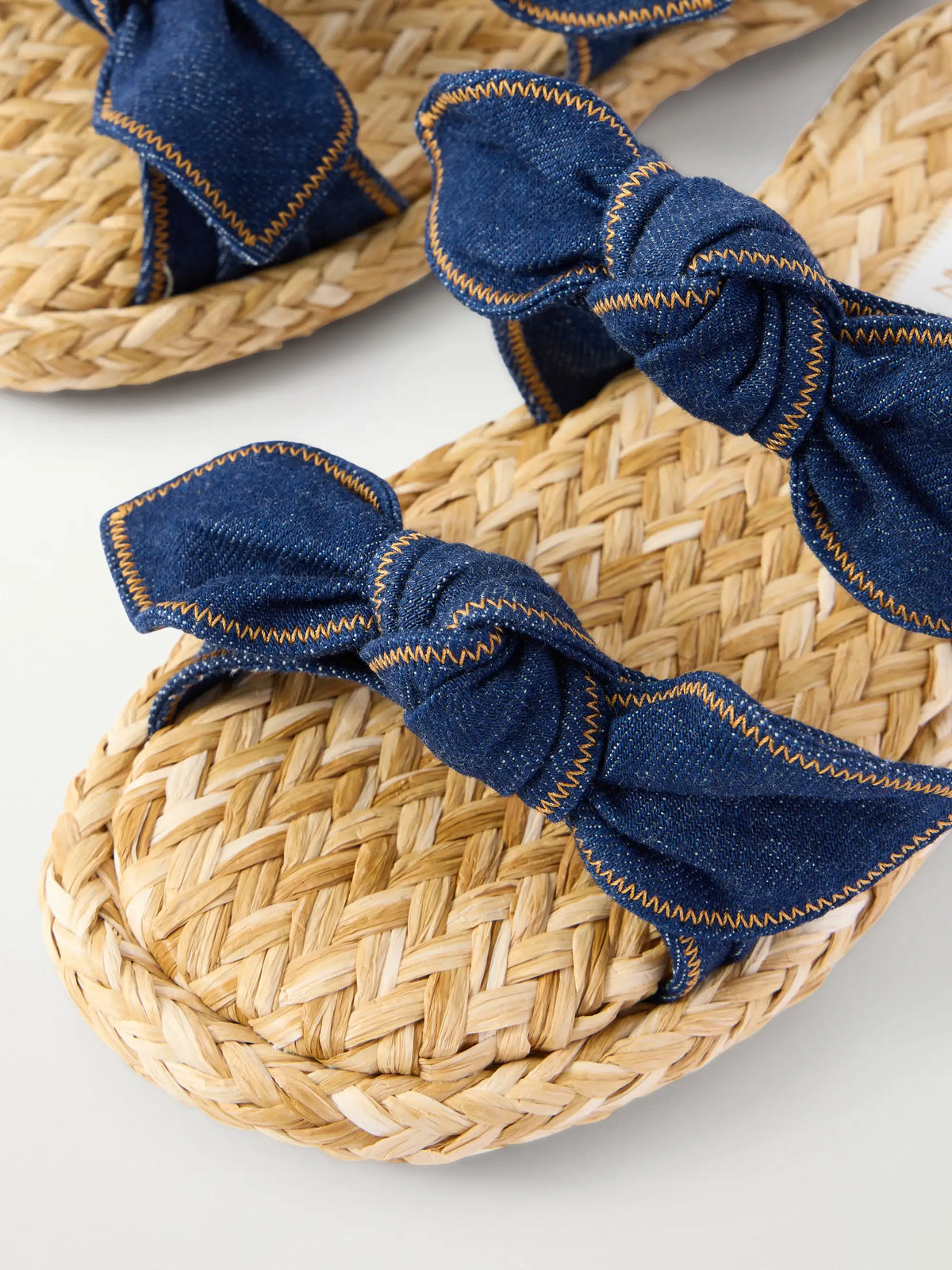 Carousel Denim Slides