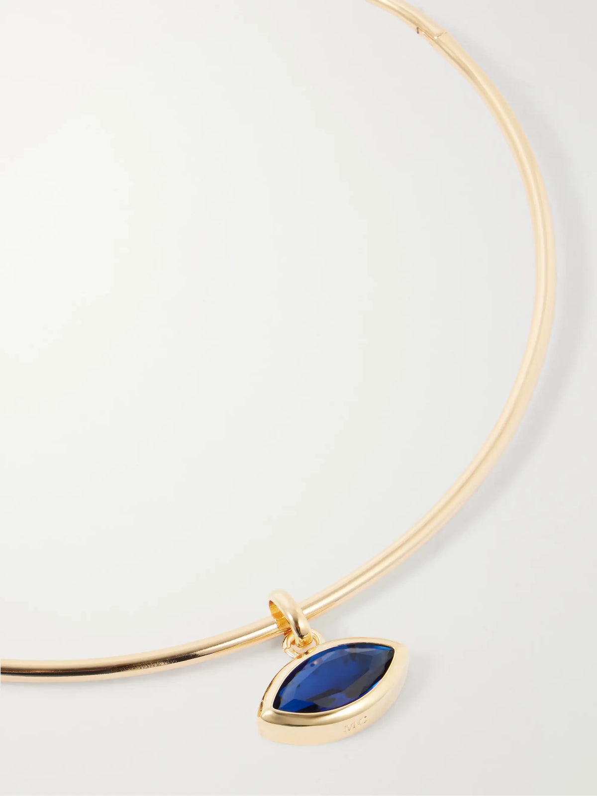 Martha Calvo Protection Gold-toned Sapphire Necklace