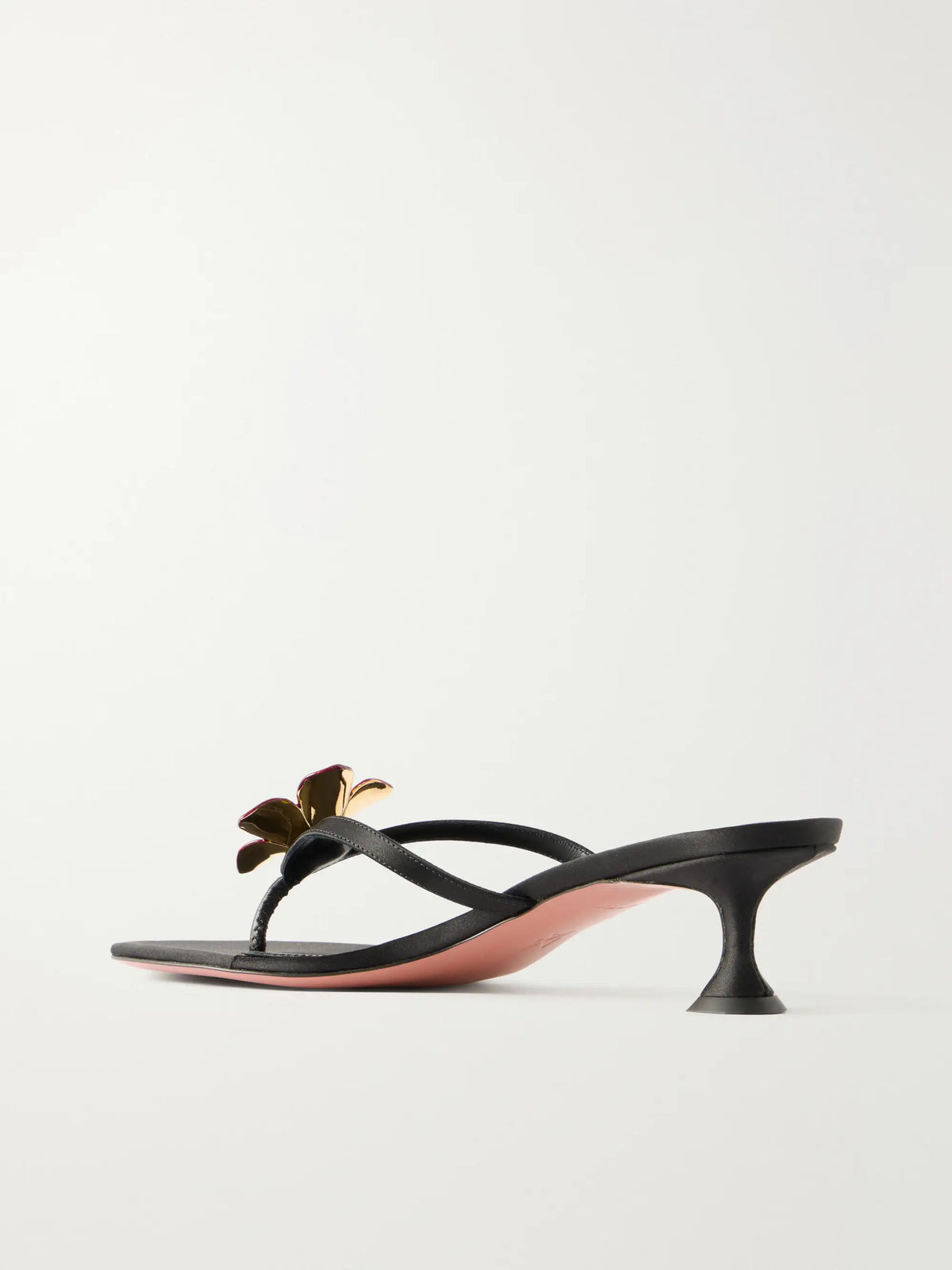 Vittoria 45 Satin Thong Sandals
