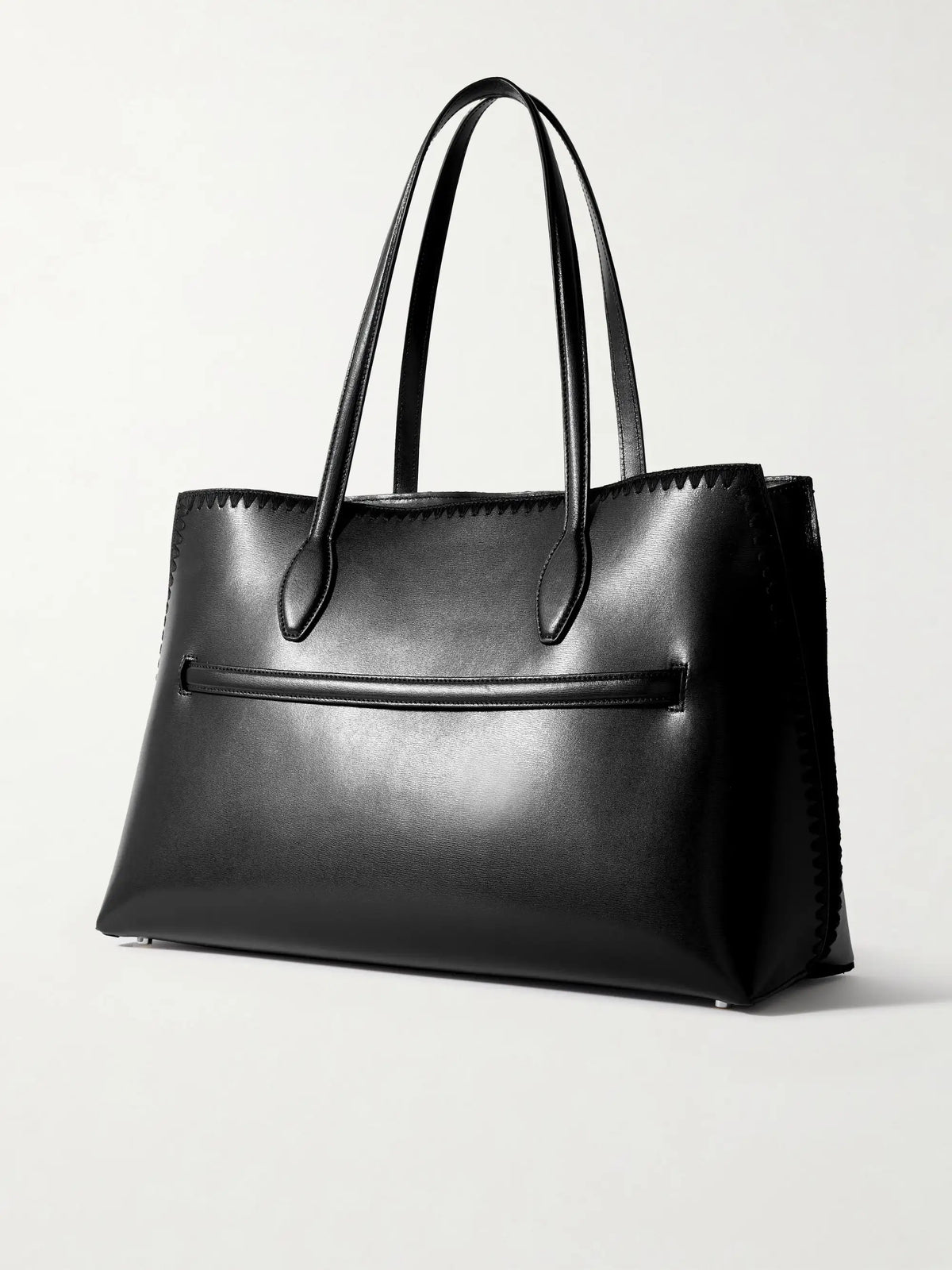 Lounge Belted Whipstitched Leather Tote