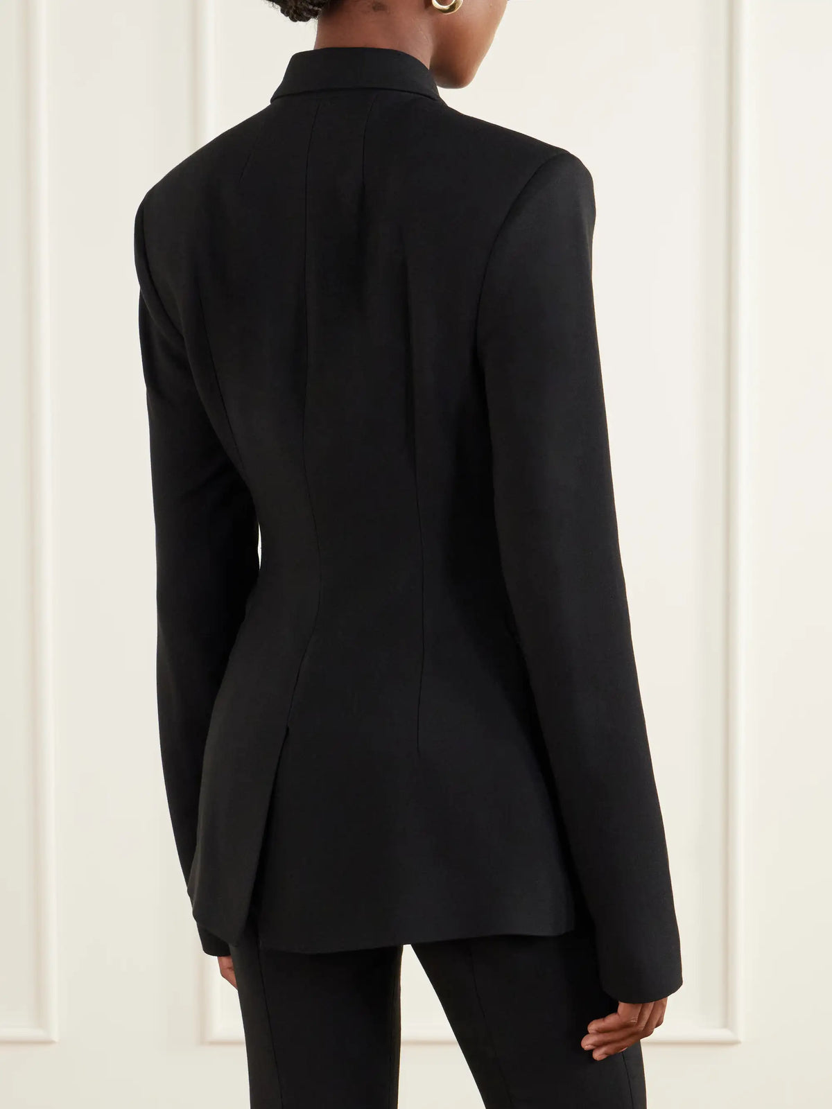 TOVE Hero Double-breasted Crepe Blazer