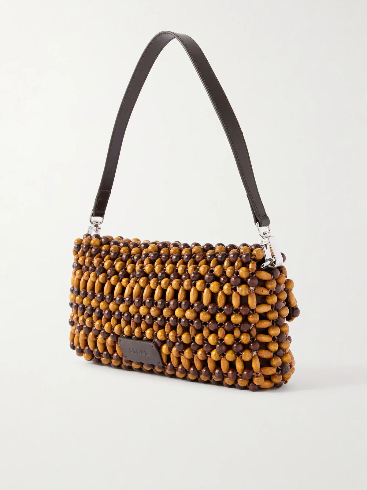 Timmy Wooden-beaded Shoulder Bag