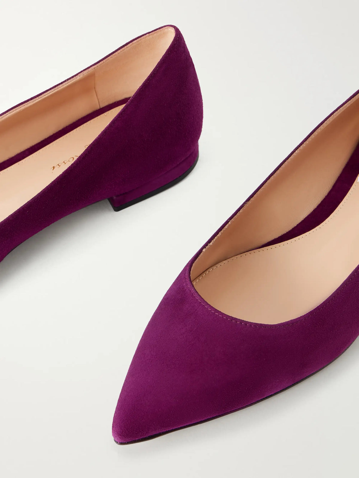 Rossi Gianvito Suede Ballet Flats