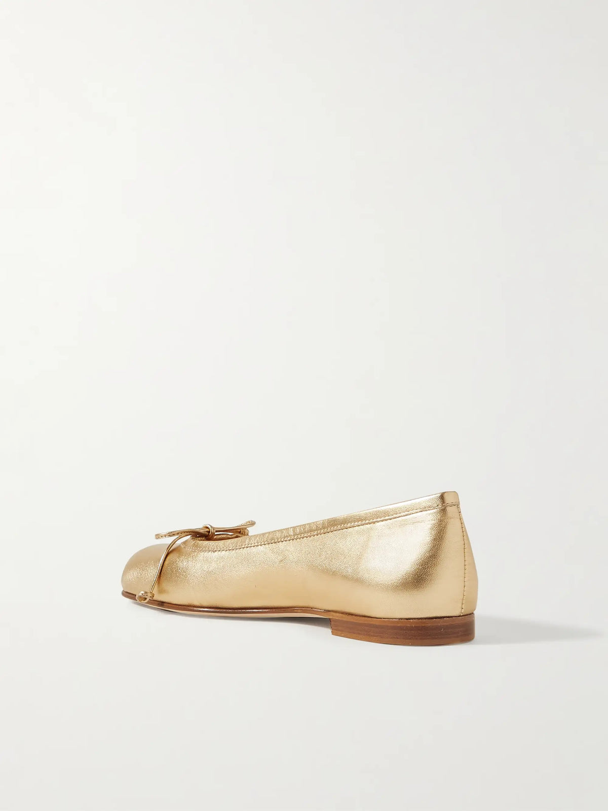 Veralli Metallic Leather Ballet Flats