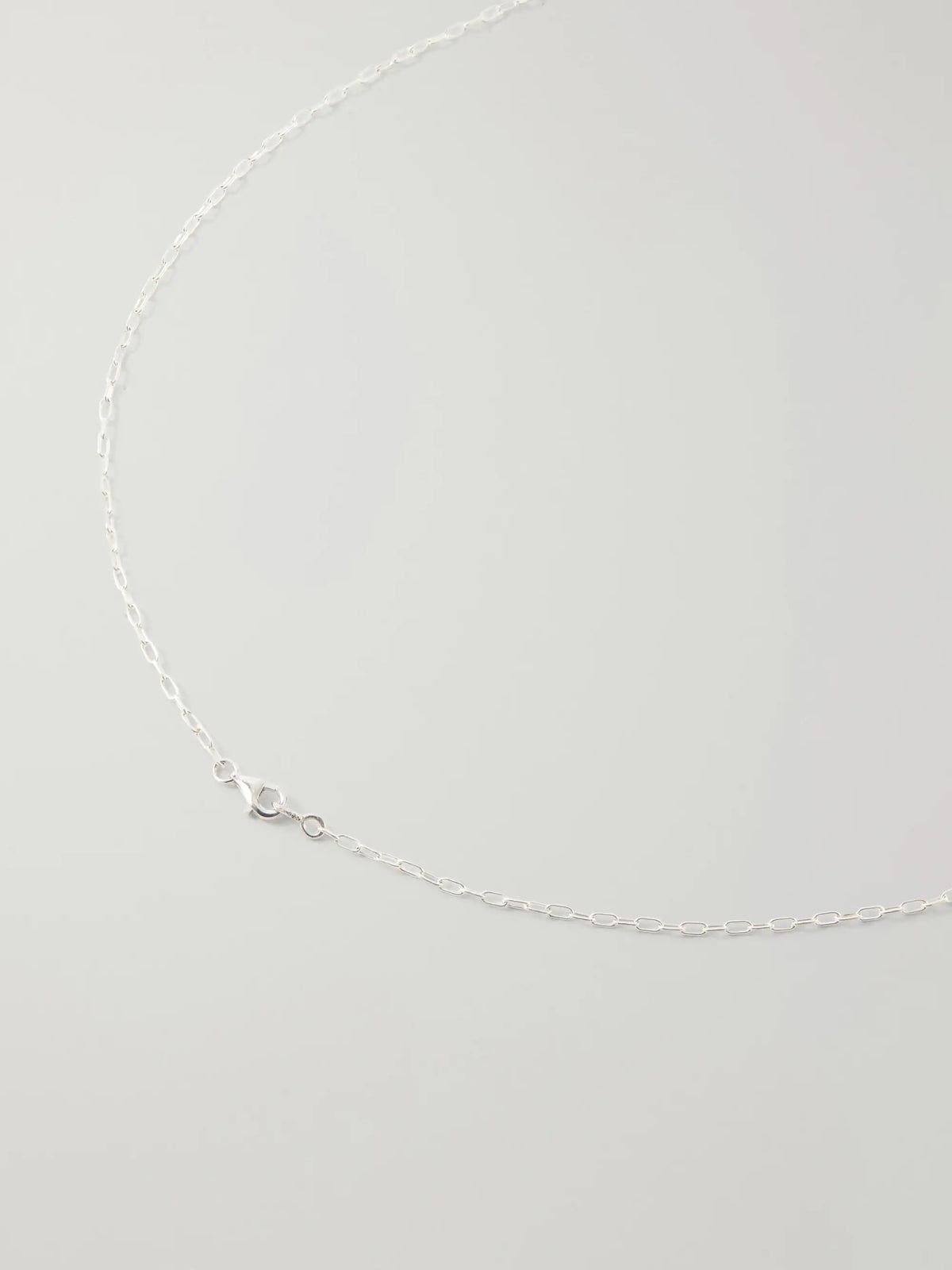 Le Sundial Veil Drop Sterling Silver Pendant Necklace