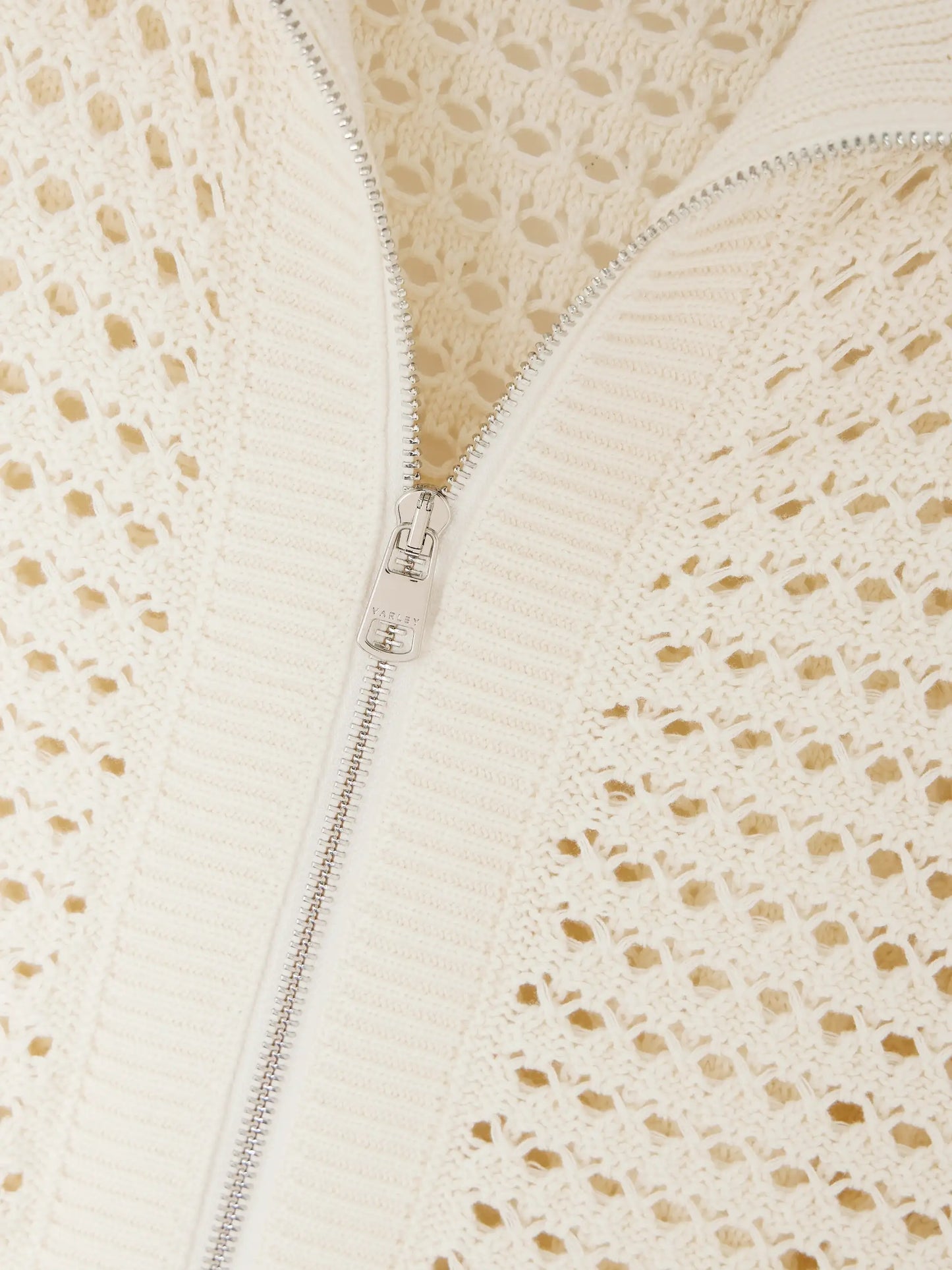 Eloise Pointelle-knit Cotton Cardigan