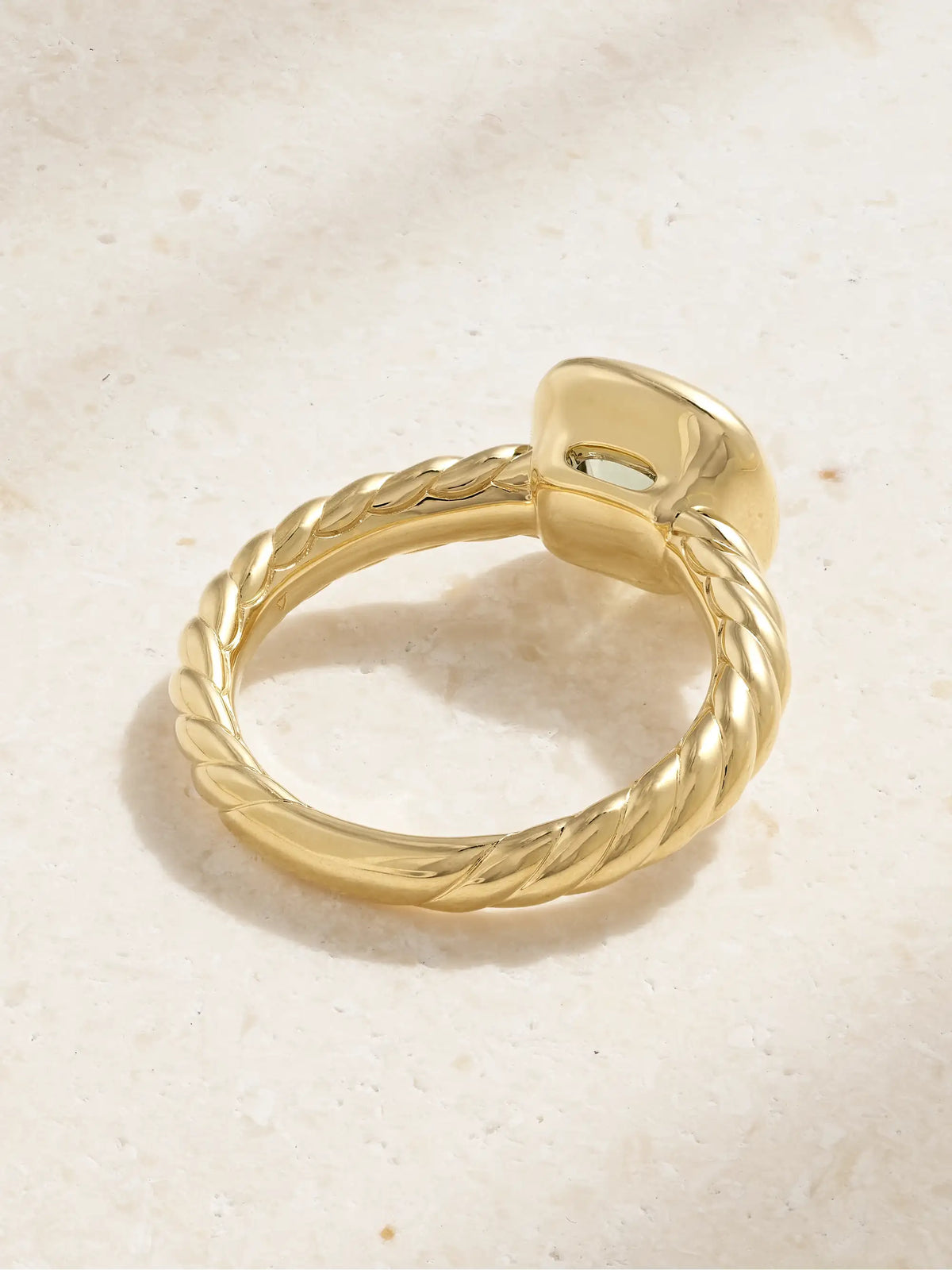 Dy Mercer 18-karat Gold Prasiolite Ring