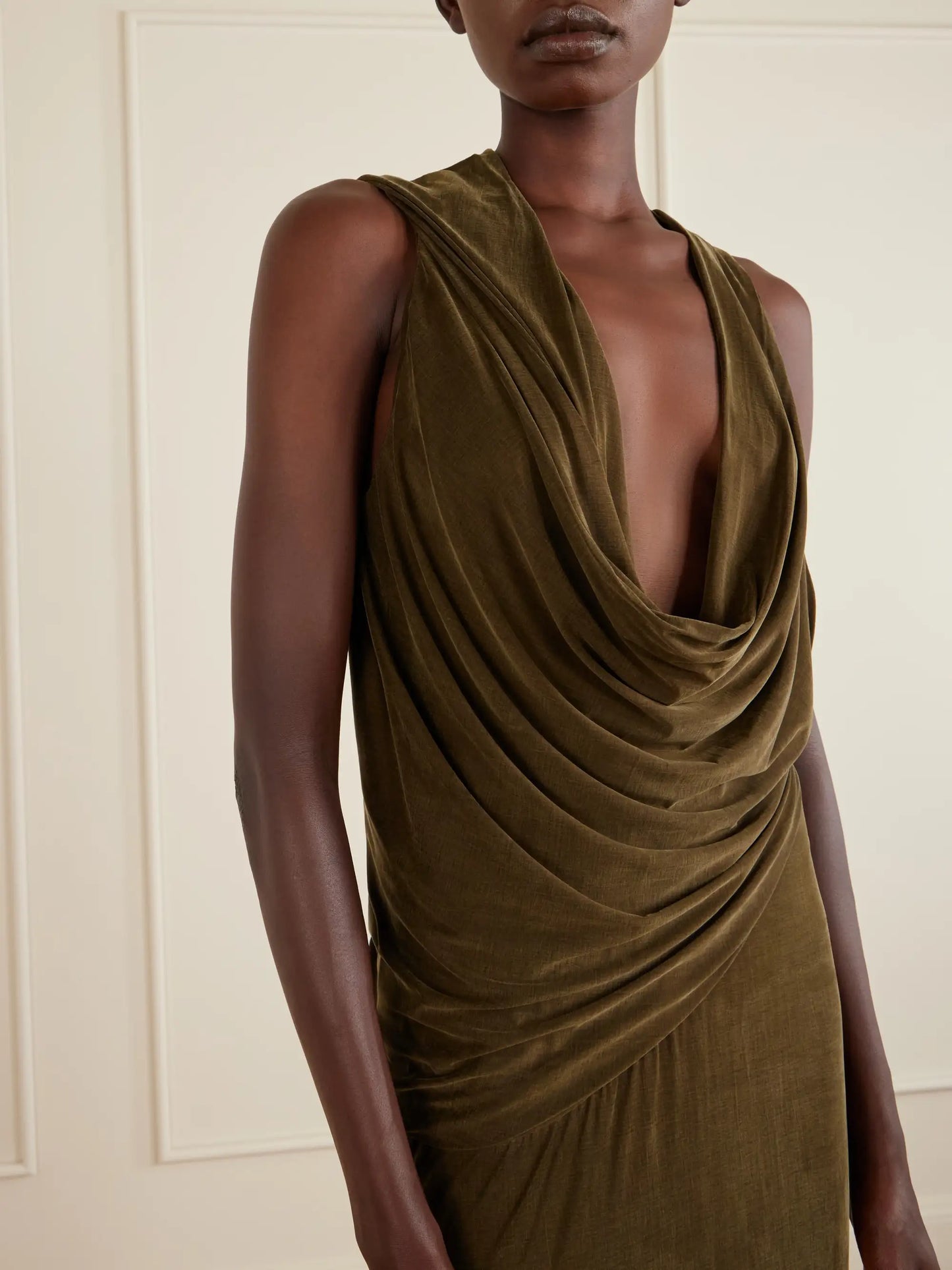 Draped Jersey Gown