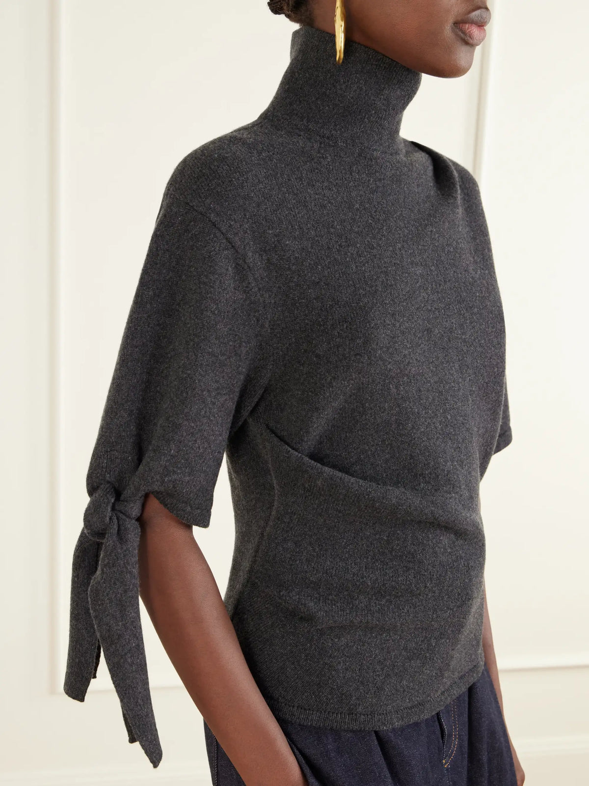 Jacquemus La Maille Fiocco Wool And Cashmere-blend Turtleneck Sweater