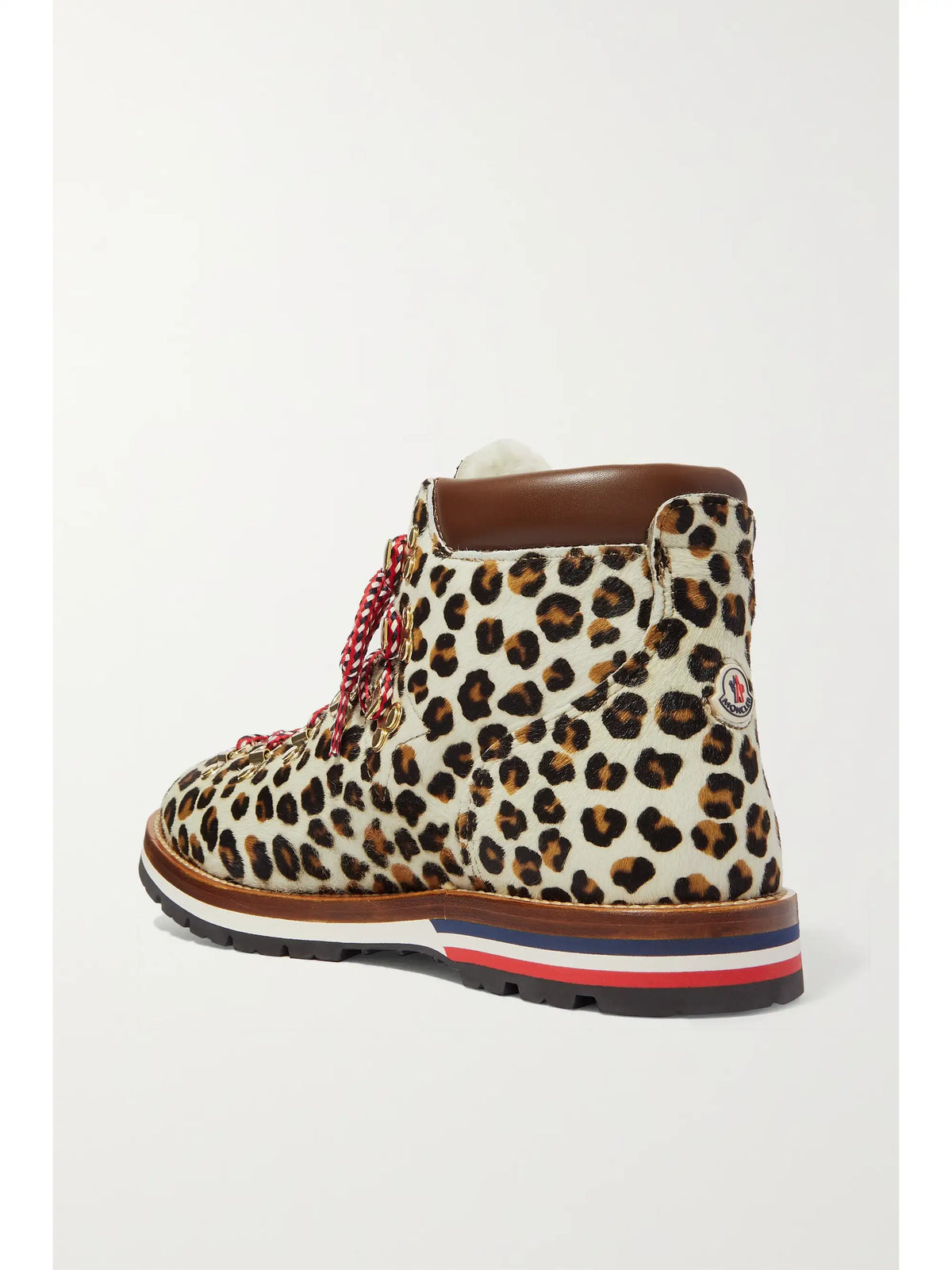 Blanche Shearling-lined Calf Hair Ankle Boots