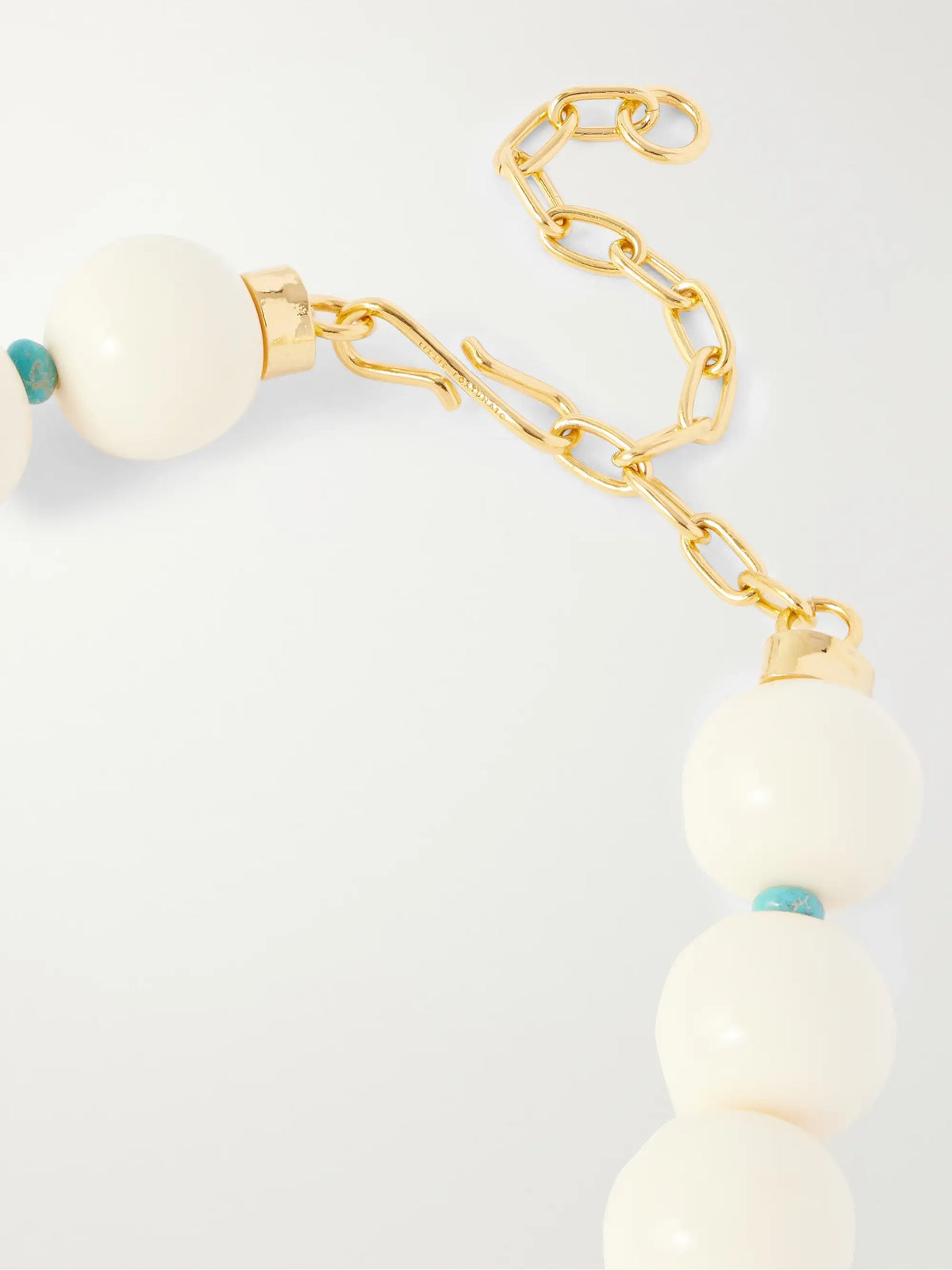Blanca Gold-tone, Turquoise And Agate Beaded Necklace