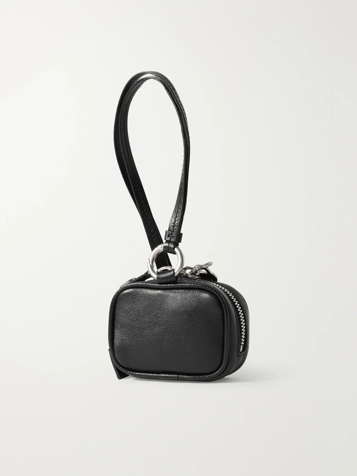 Camero Embellished Leather Keychain