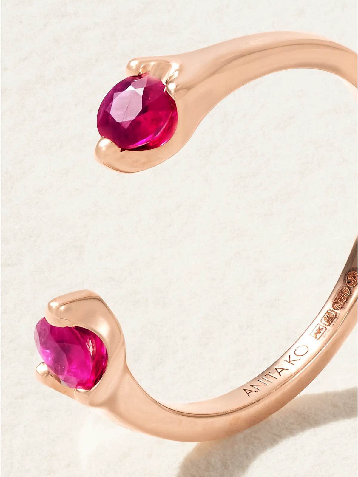 18-karat Rose Gold Ruby Ring