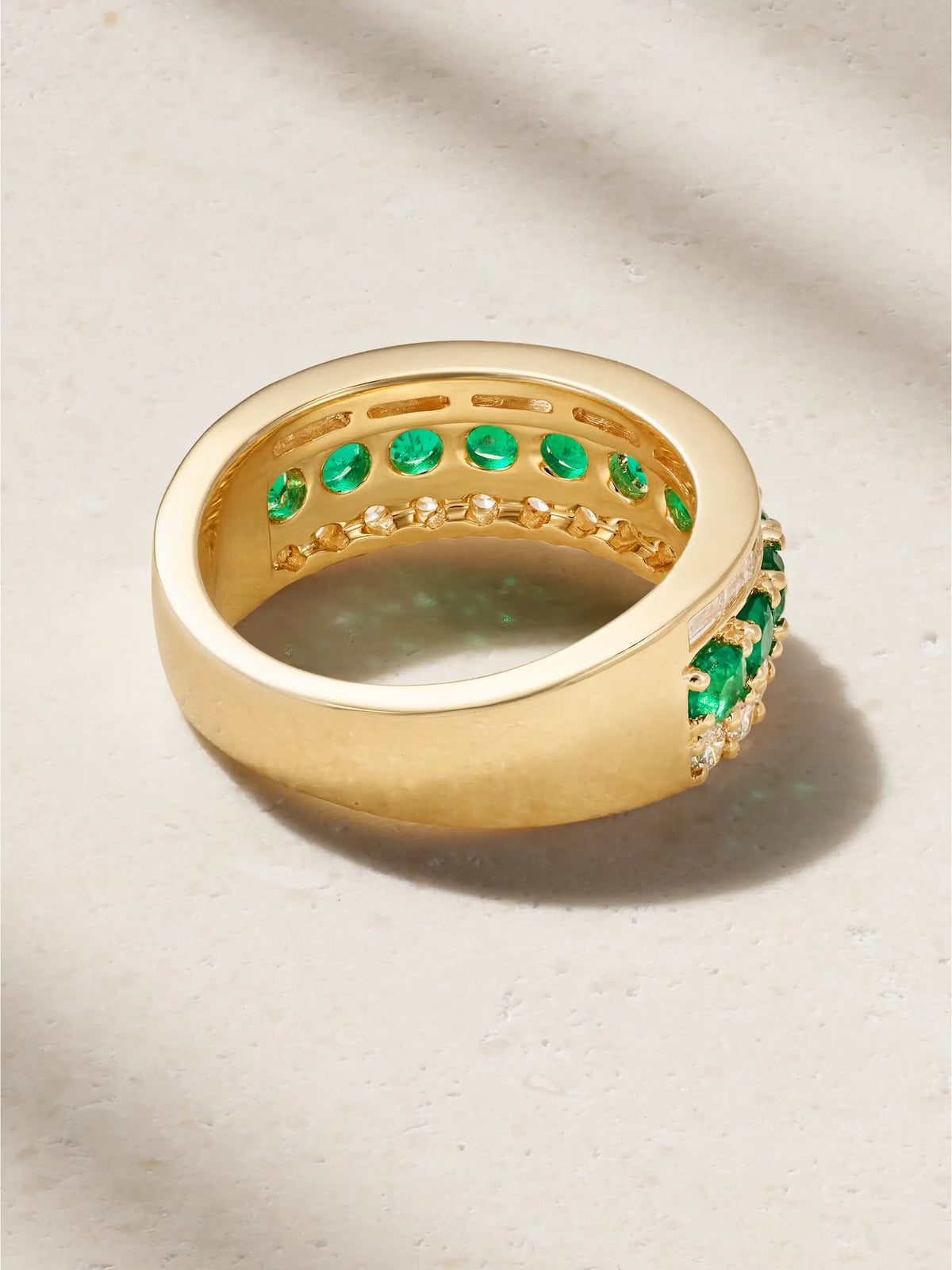 Anita Ko 18-karat Gold, Emerald And Diamond Ring