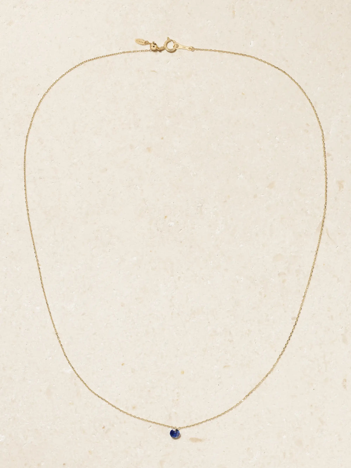 18-karat Gold Sapphire Necklace