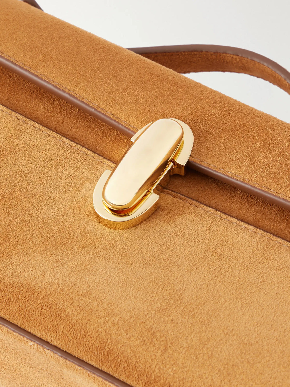 Slim Symmetry Suede Clutch