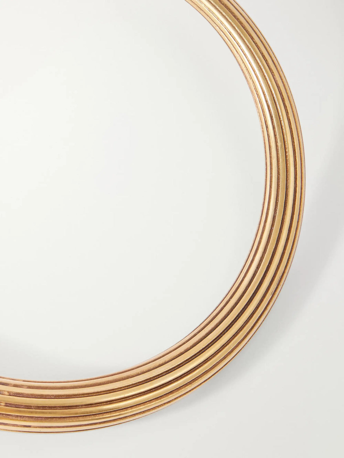 KHAITE Santa Fe Etched Torque 18-karat Gold-plated Brass Necklace