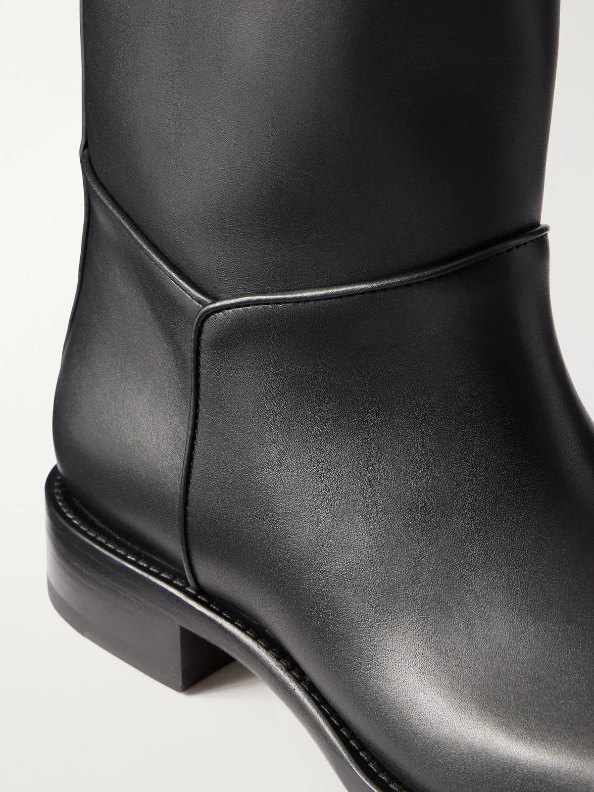 The Row Nobilis Leather Knee Boots