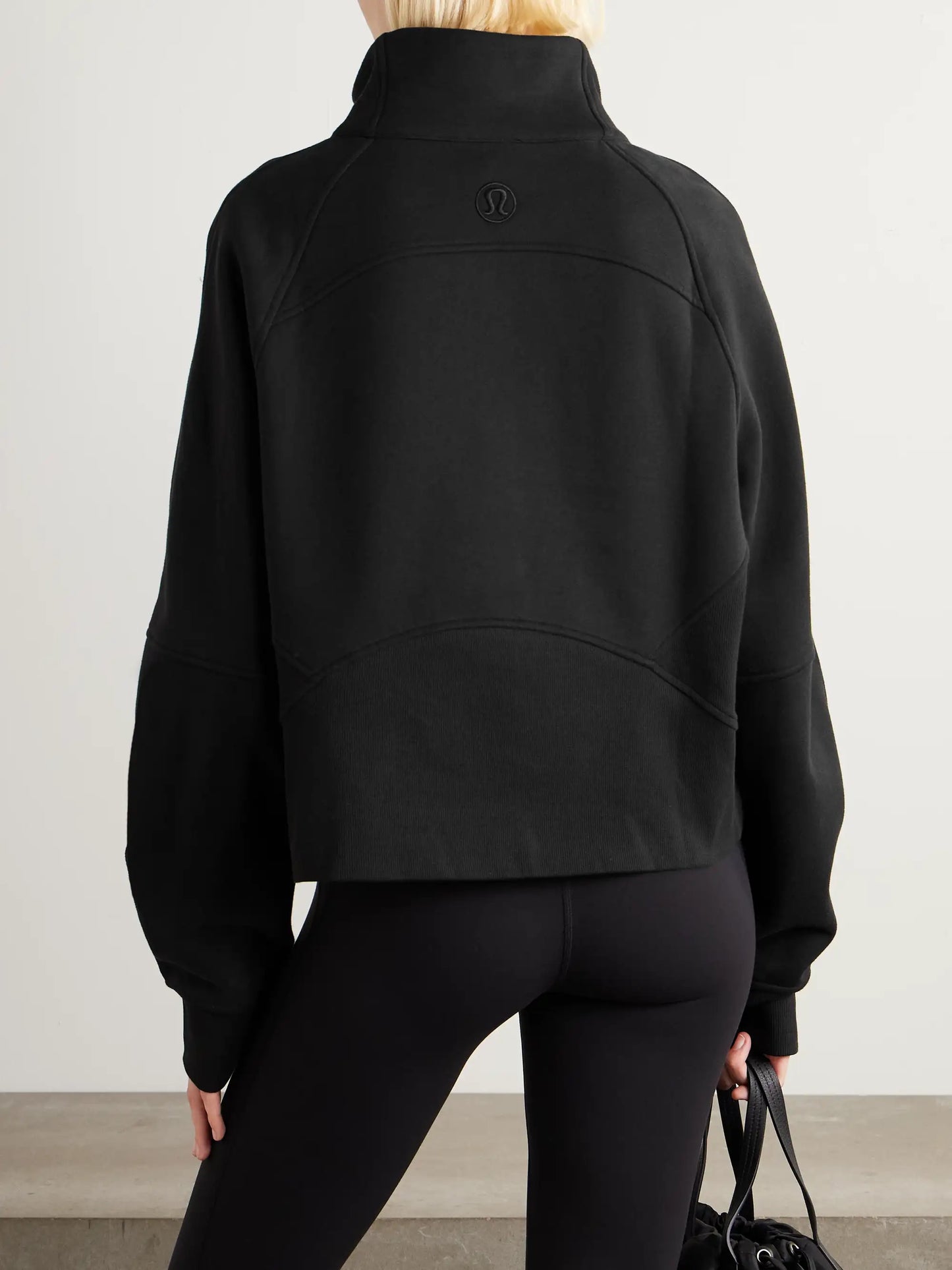 Scuba Half-zip Cotton-blend Sweatshirt