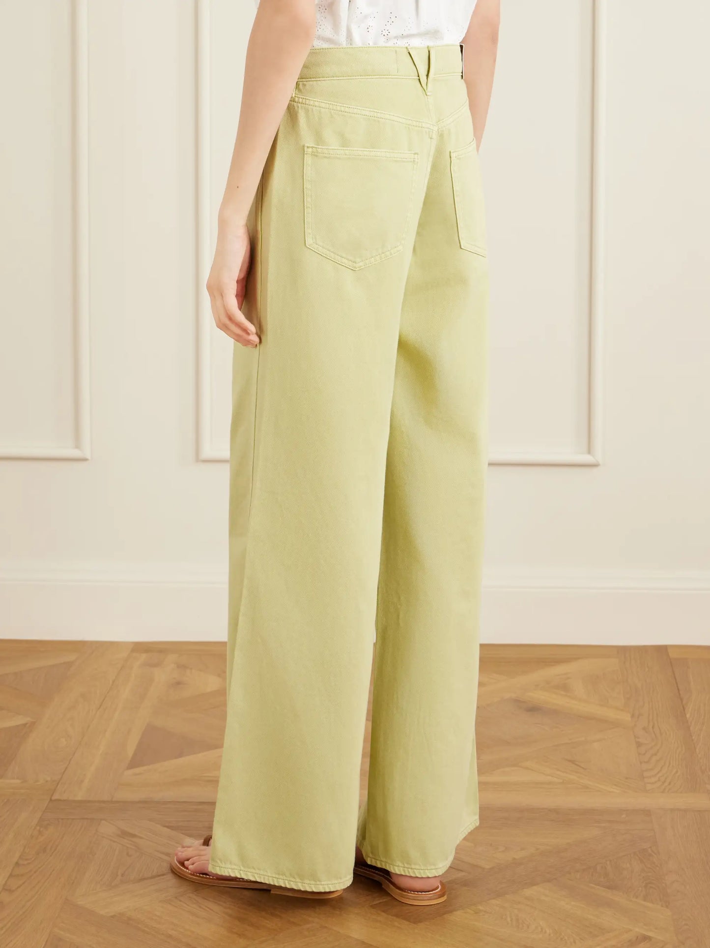 Kasey Mid-rise Wide-leg Jeans