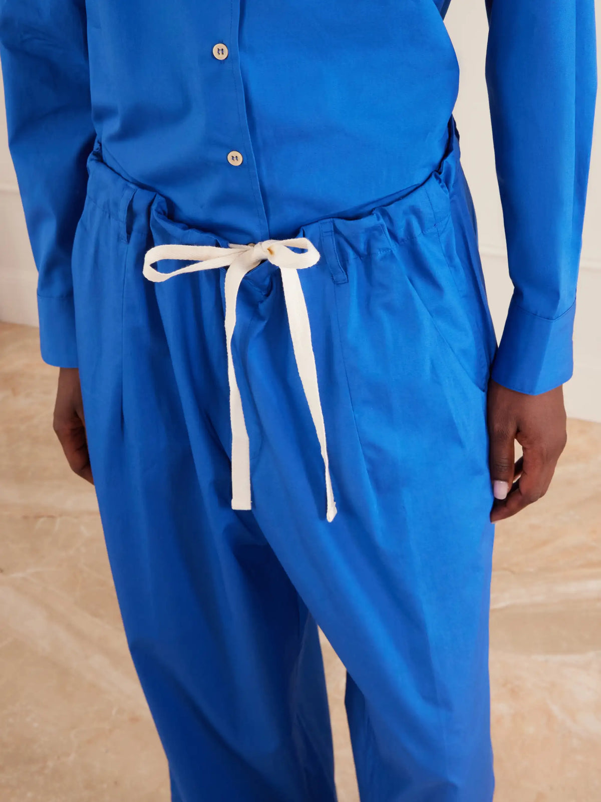 Jamie Haller Lotus Cotton-poplin Wide-leg Pants
