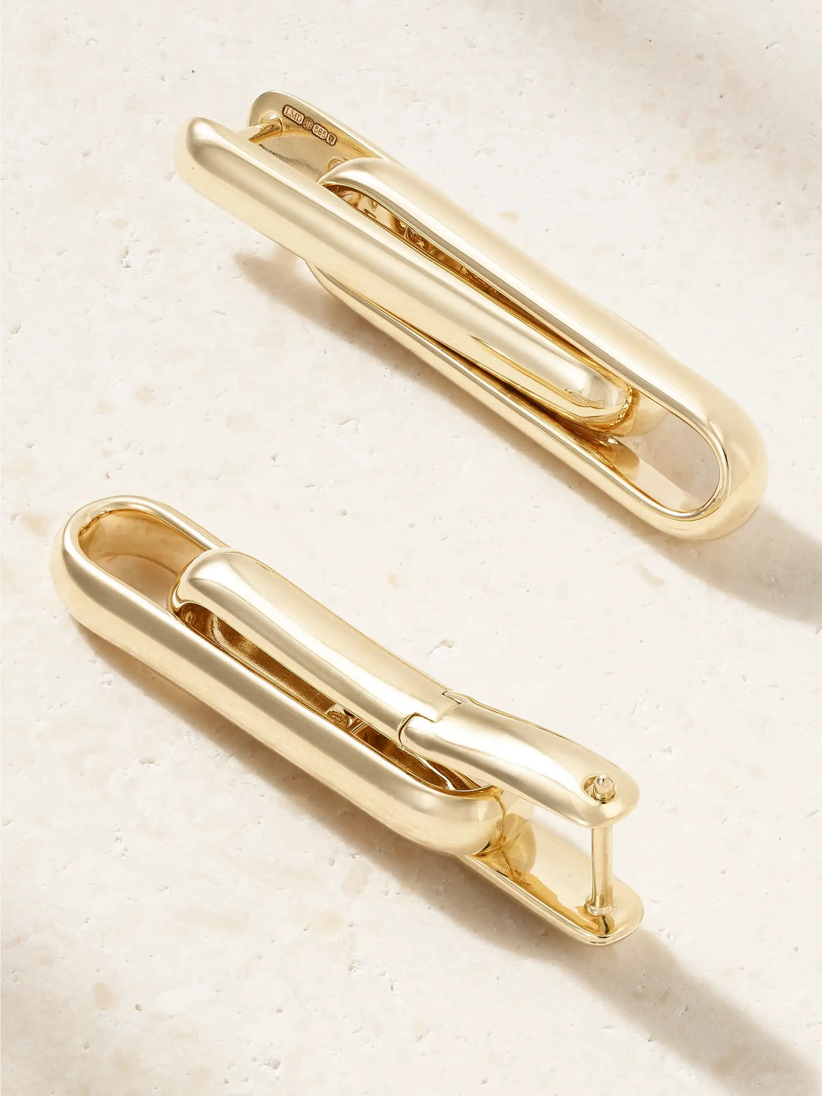 Stirrup 14-karat Gold Earrings