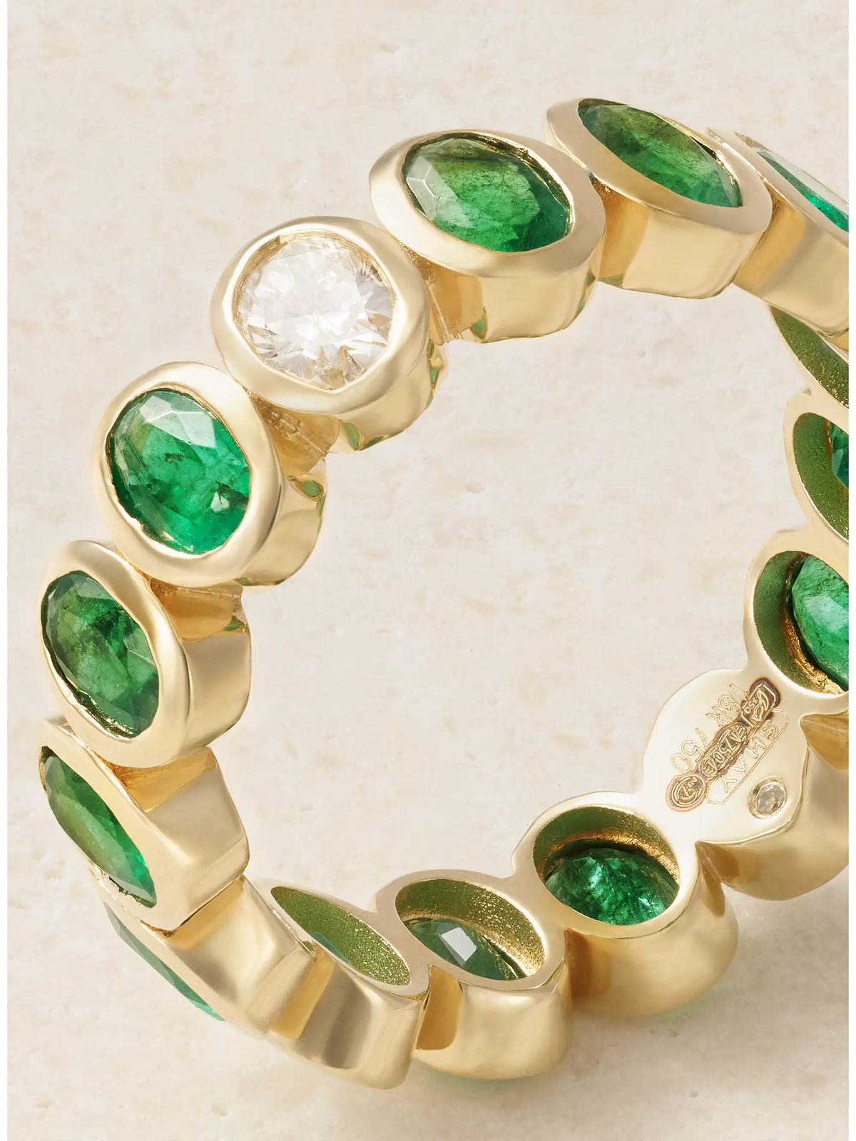 SHAY 18-karat Gold, Emerald And Diamond Ring