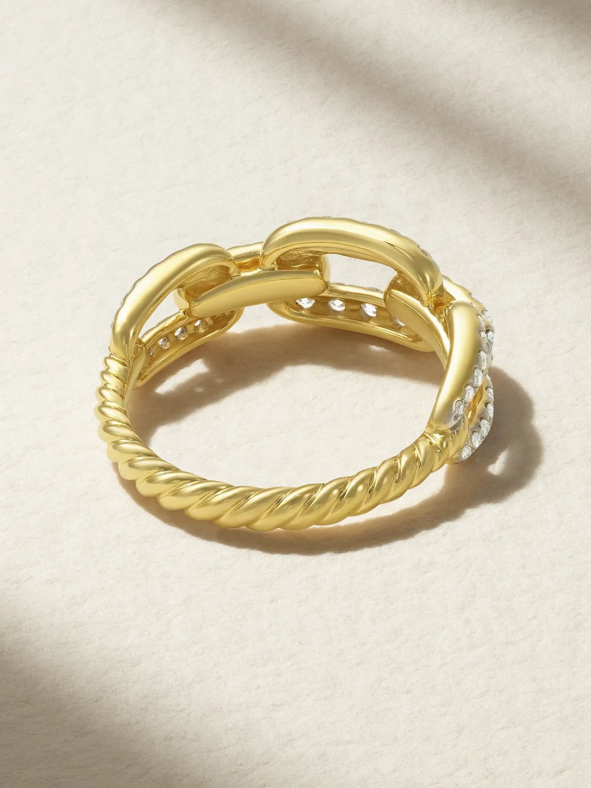 Stax 18-karat Gold Diamond Ring