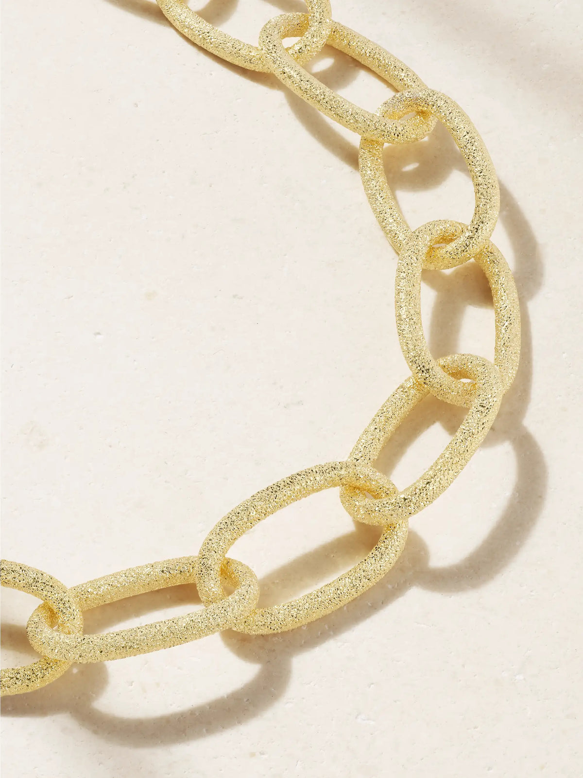 Florentine Finish 18-karat Gold Necklace