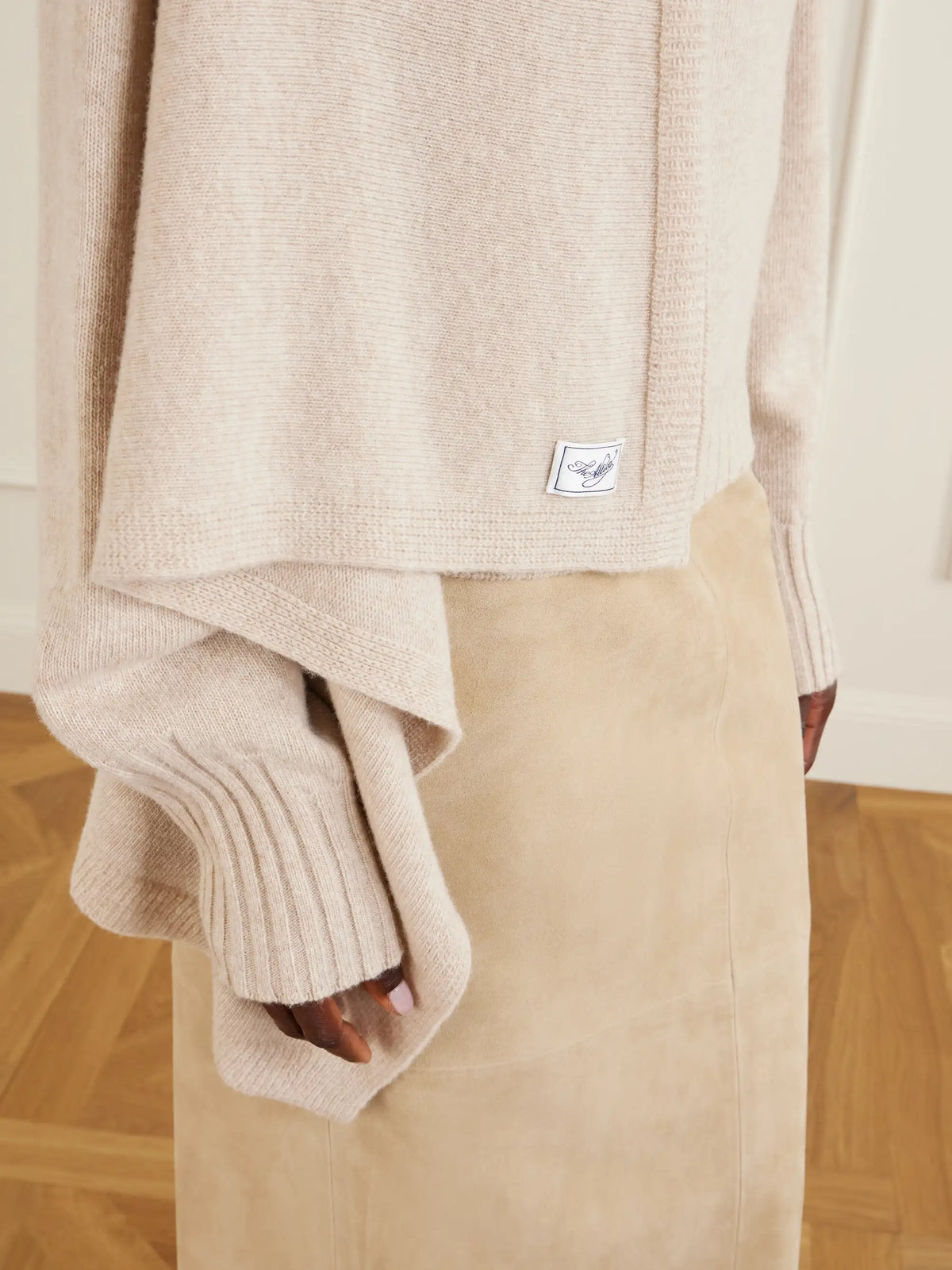 Draped Wool Sweater