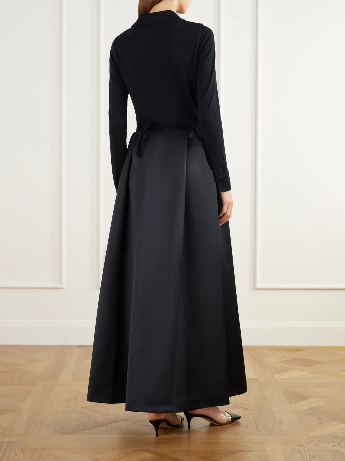 BERNADETTE Callum Taffeta Maxi Skirt
