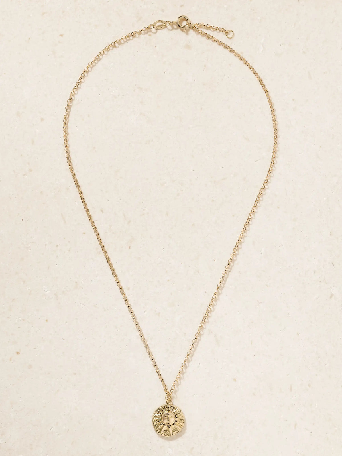 L'Atelier Nawbar Little Dream Of Rays 18-karat Gold Pendant Necklace