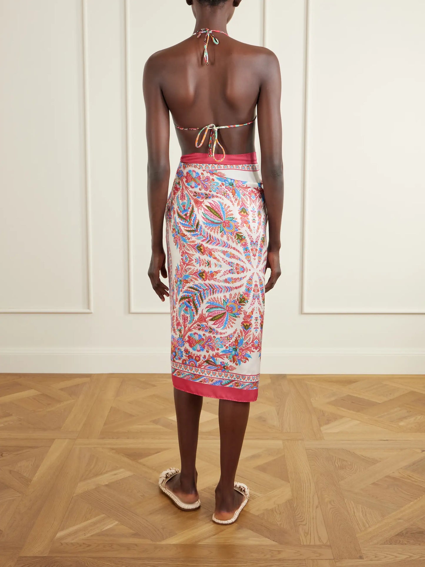 Norma Paisley-print Silk-twill Scarf