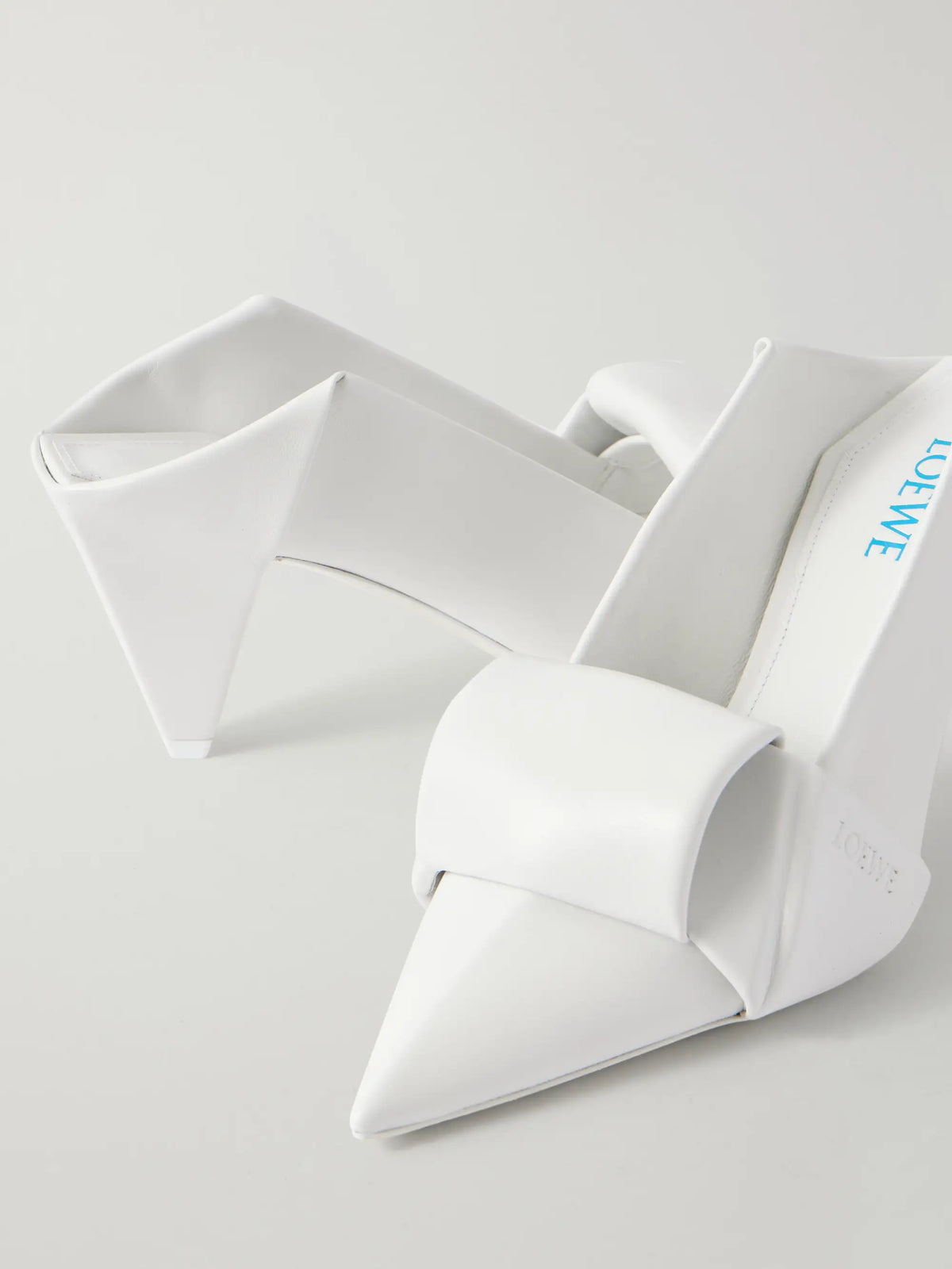 Origami Leather Pumps