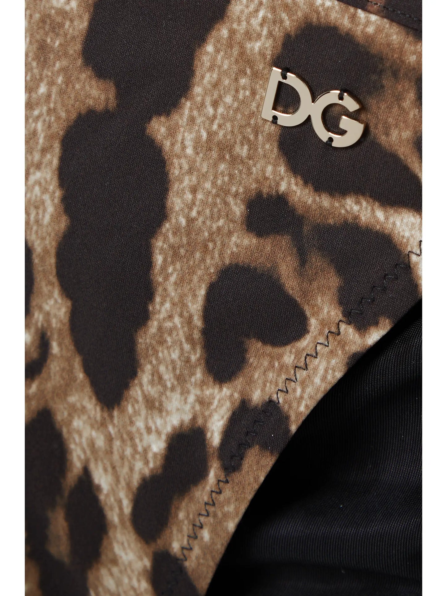 Leopard-print Bikini Briefs