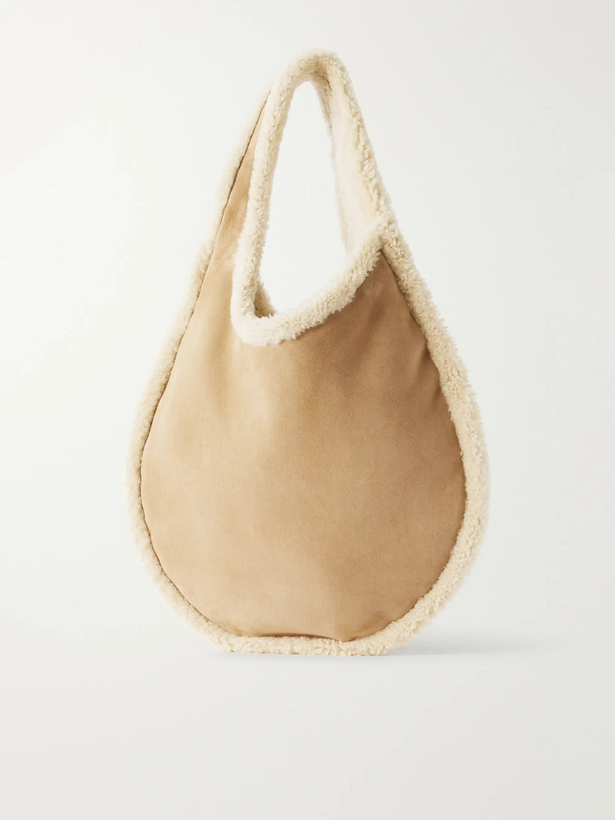 Alaïa One Piece Medium Merino Shearling Shoulder Bag