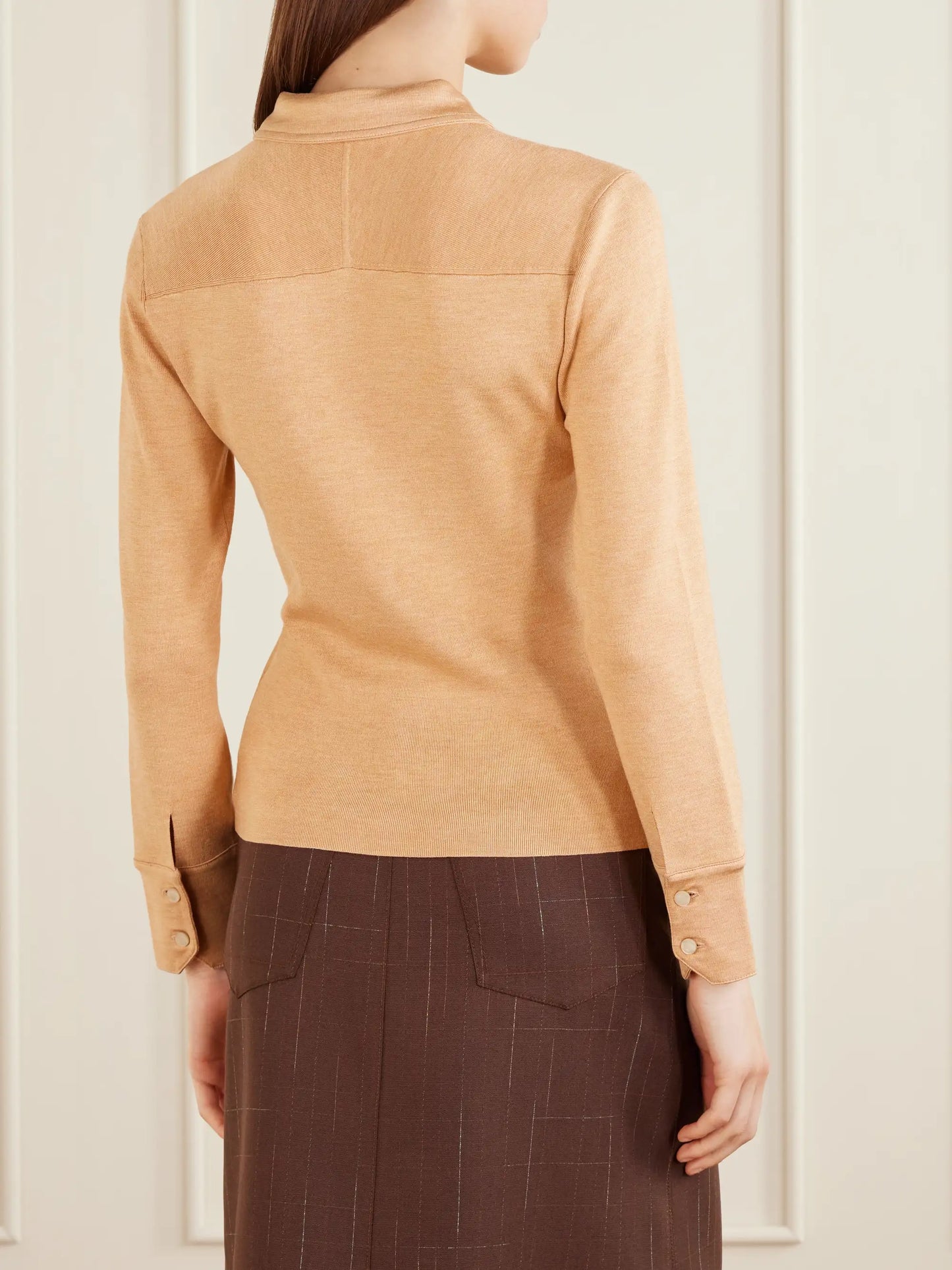 Silk-blend Polo Shirt