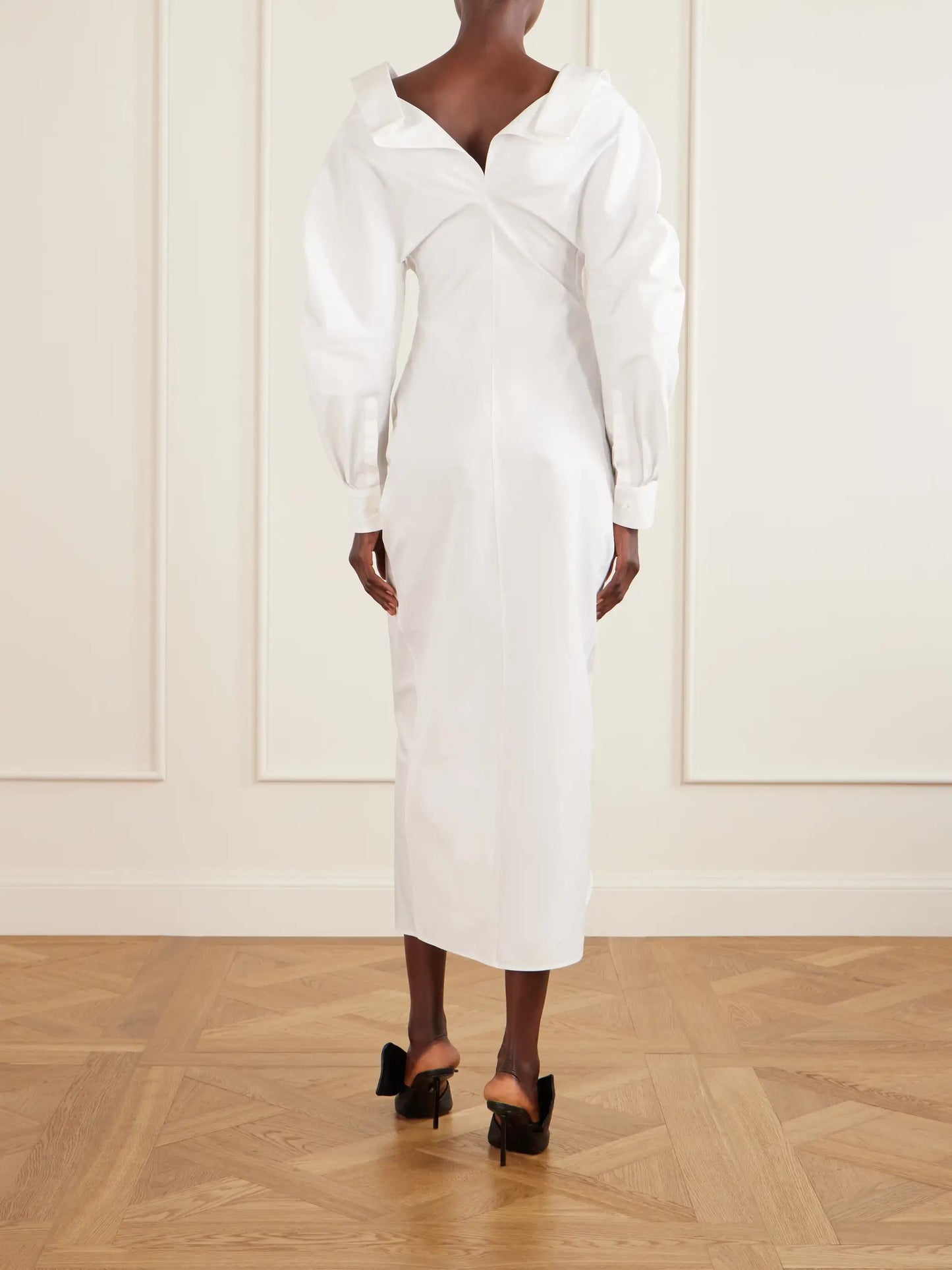 Cotton-poplin Maxi Dress