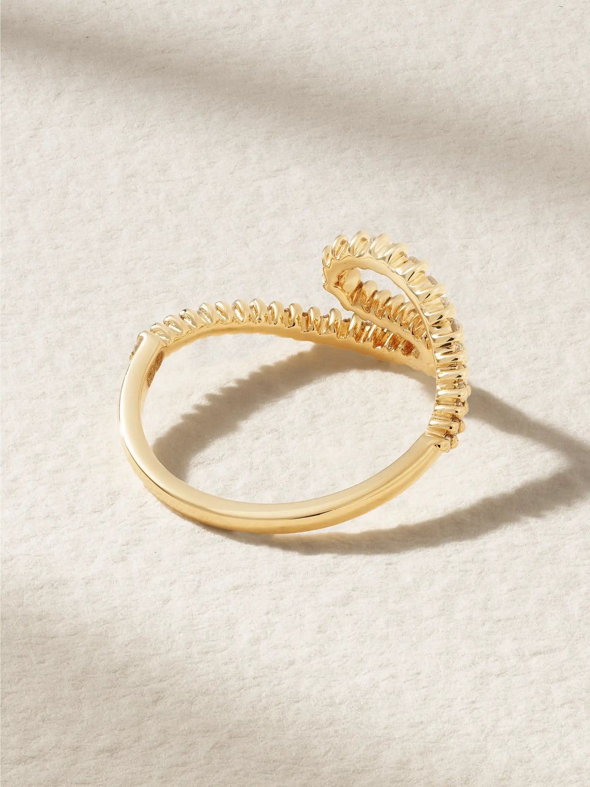 Bague Vague Surf 18-karat Gold Diamond Ring