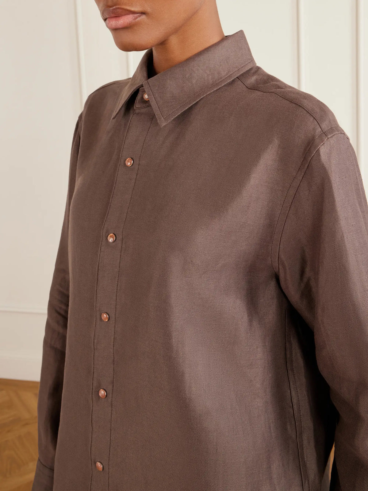 Cocoa Linen Shirt