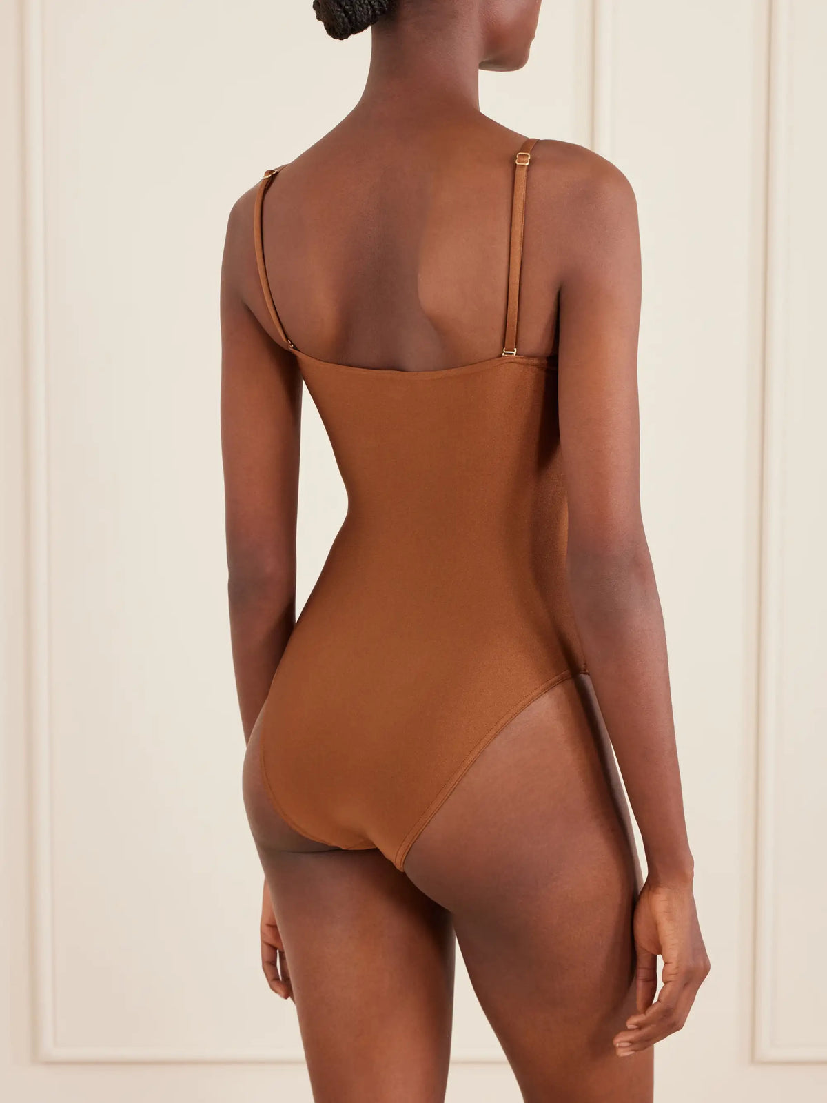 Aster Knot-detailed Gathered Swimsuit