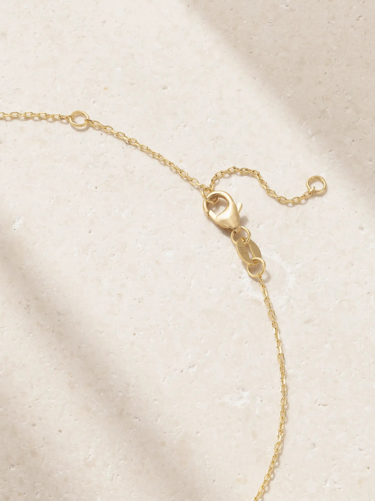 Four Heart Clover 18-karat Gold, Enamel And Diamond Necklace