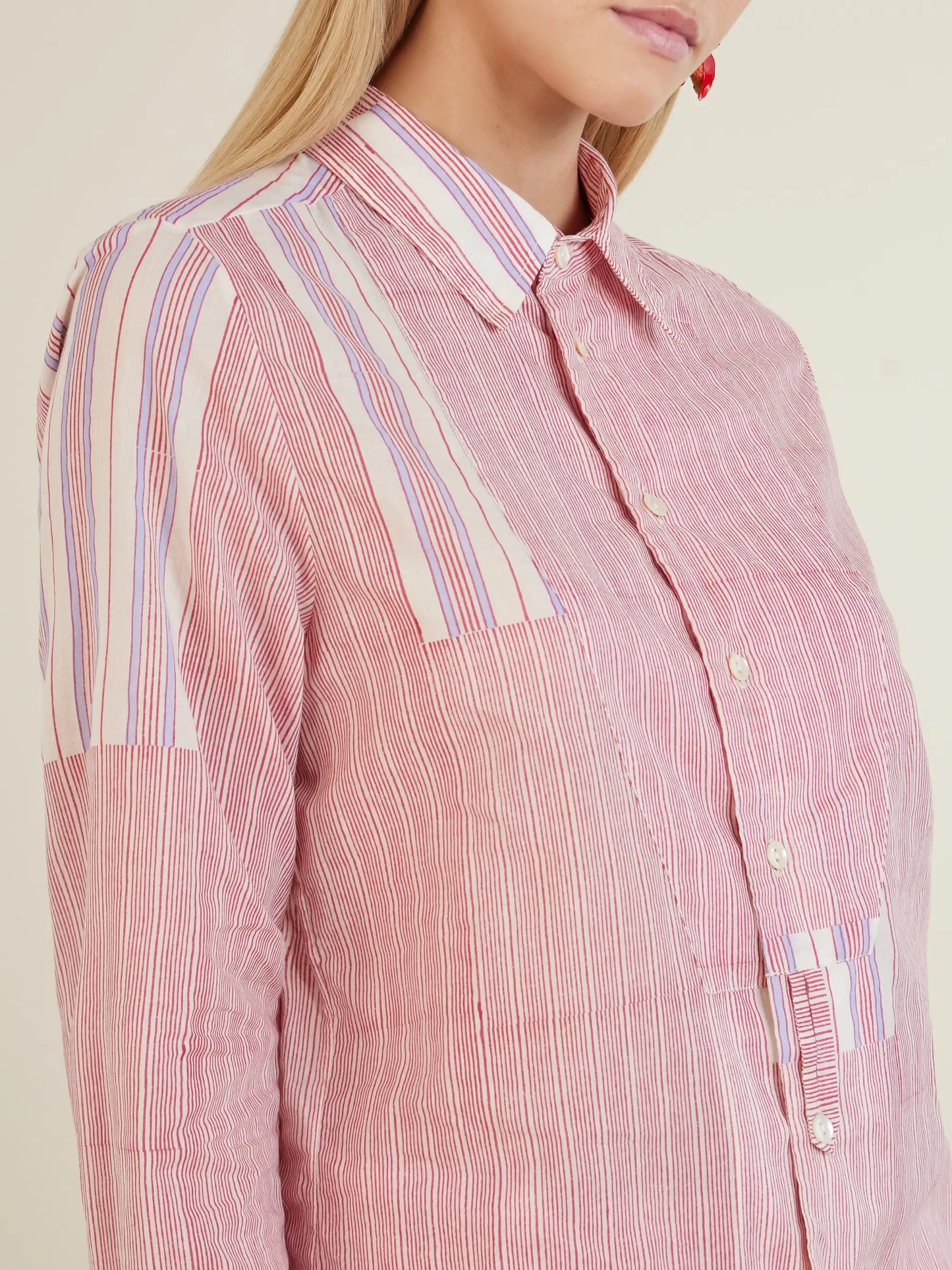 Baptiste Striped Cotton-voile Shirt