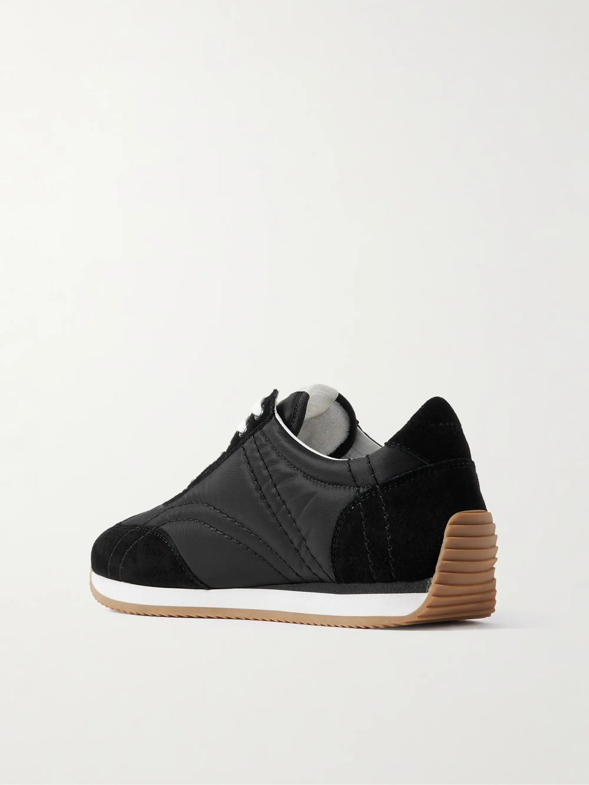 Sport Suede-trimmed Shell Sneakers