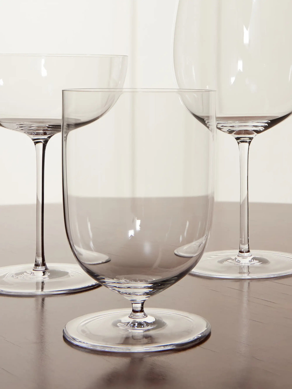 + Polka Crystal Decanter And Wine, Champagne And Water Glasses Set