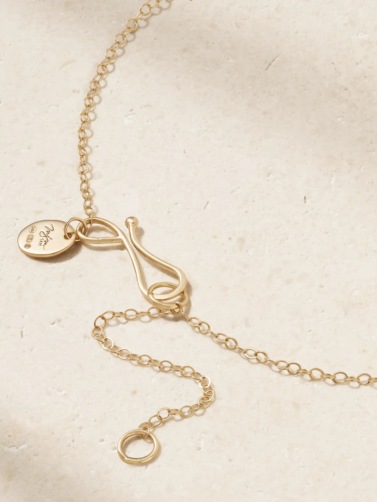 Cityscape Triple 14-karat Recycled Gold, Spinel And Diamond Necklace