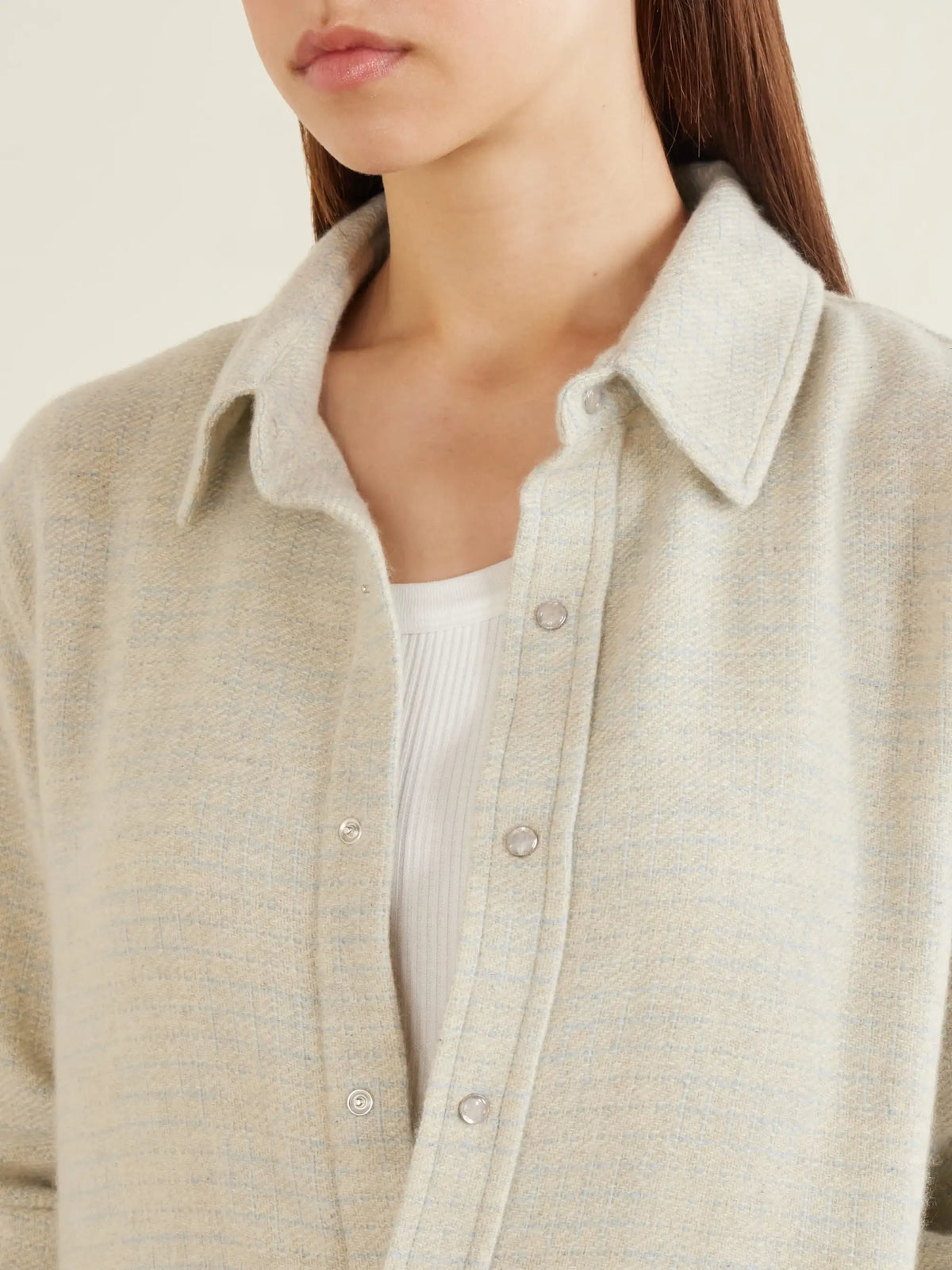 Checked Cashmere Shirt